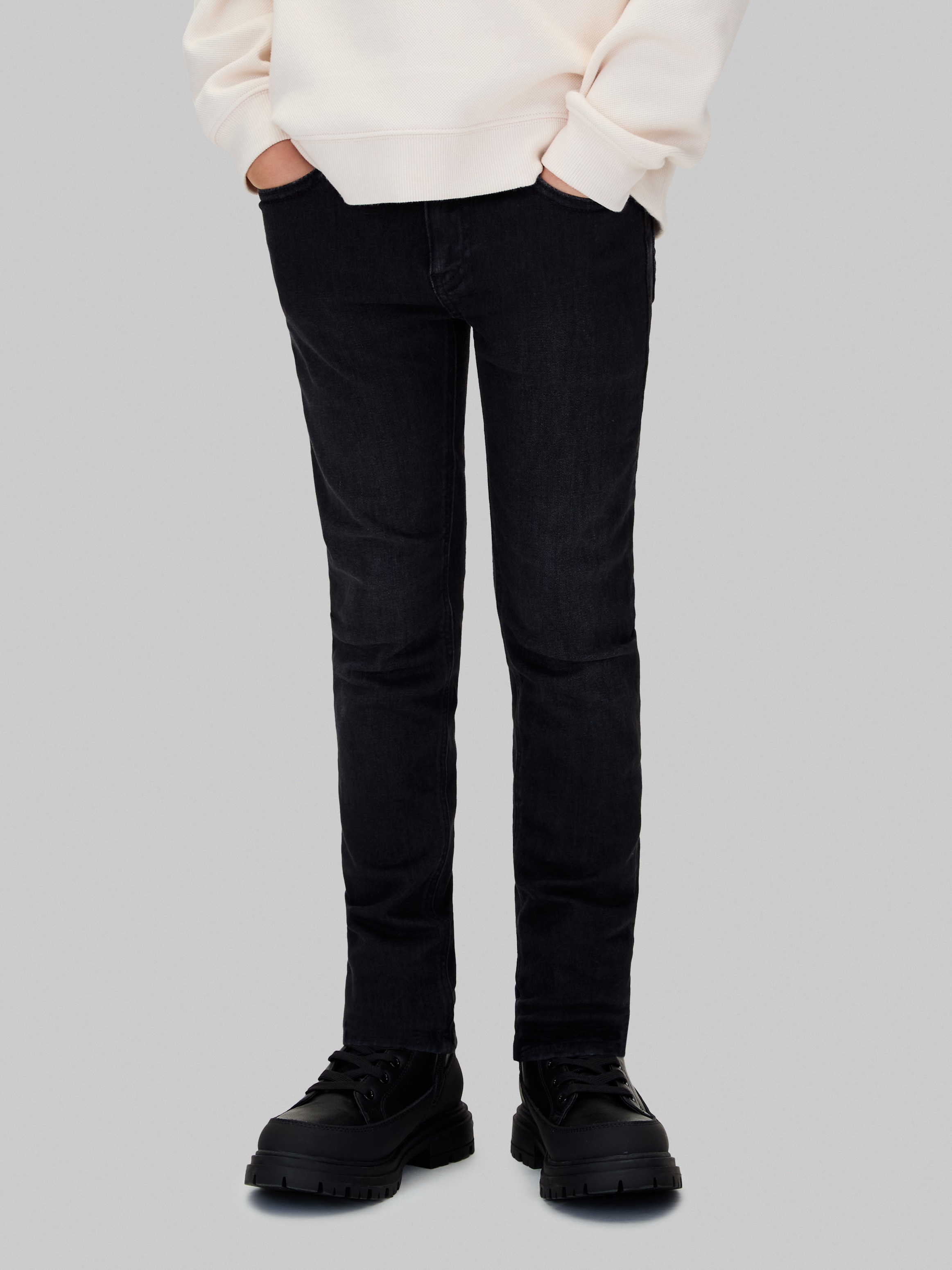 Image of Calvin Klein Jeans Slim-fit-Jeans "SLIM ESS" für Kinder bis 16 Jahre, stone washed