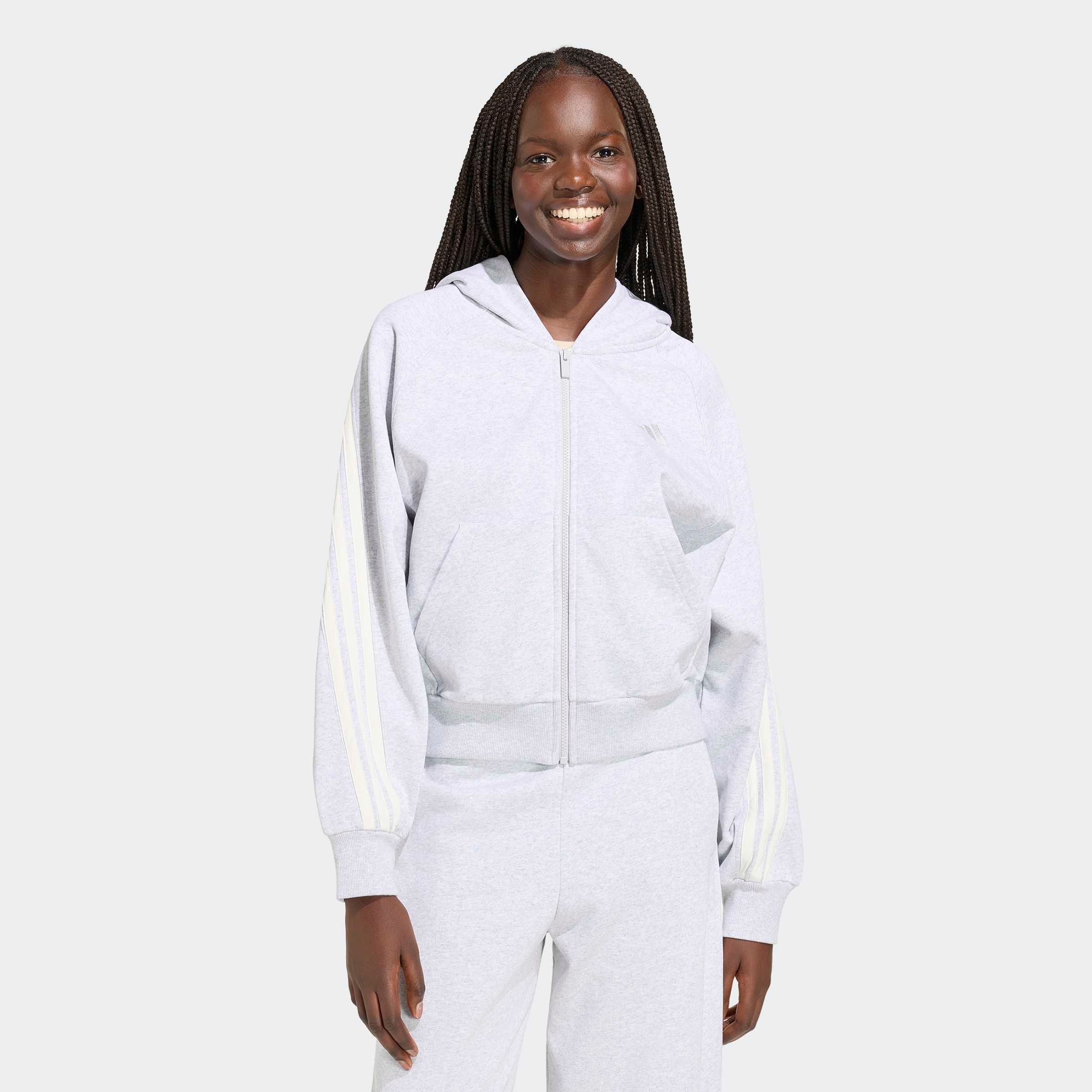 adidas Sportswear Kapuzensweatshirt »W AK 3S FZ HD«, für Erwachsene, mit Kapuze, in normaler Länge
