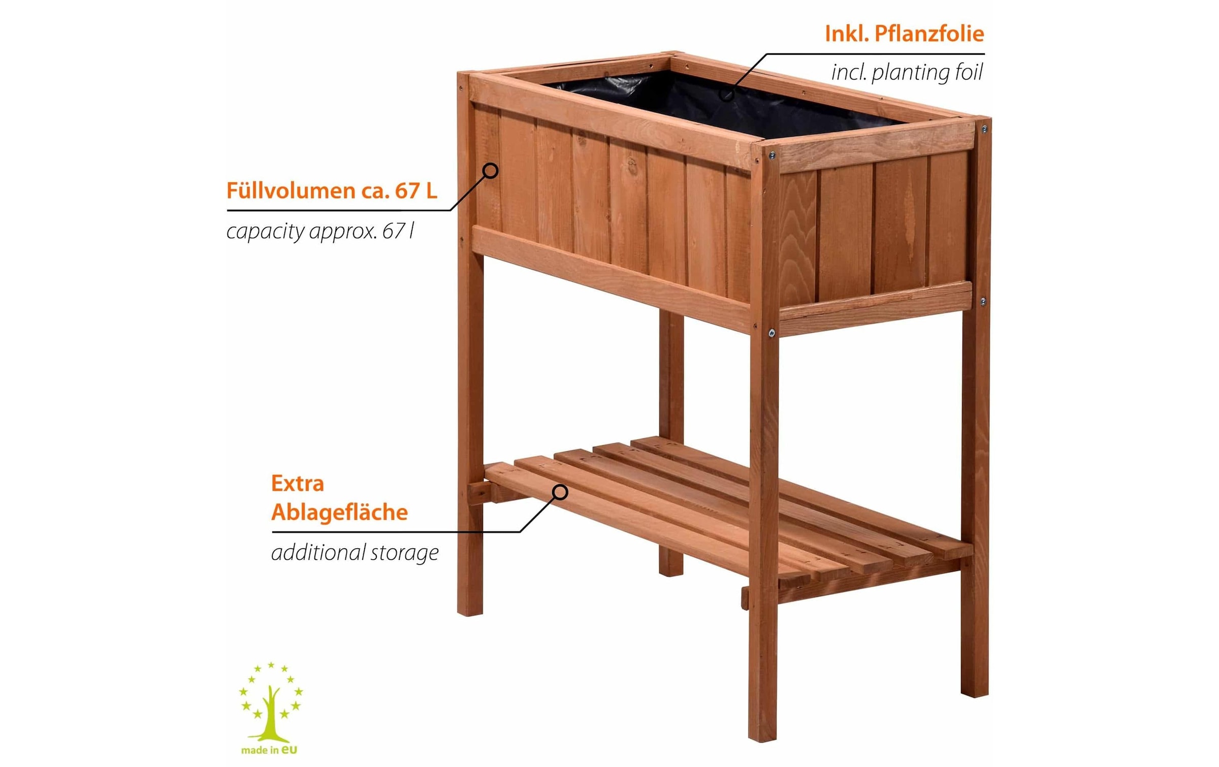 dobar Hochbeet »mit Ablage«