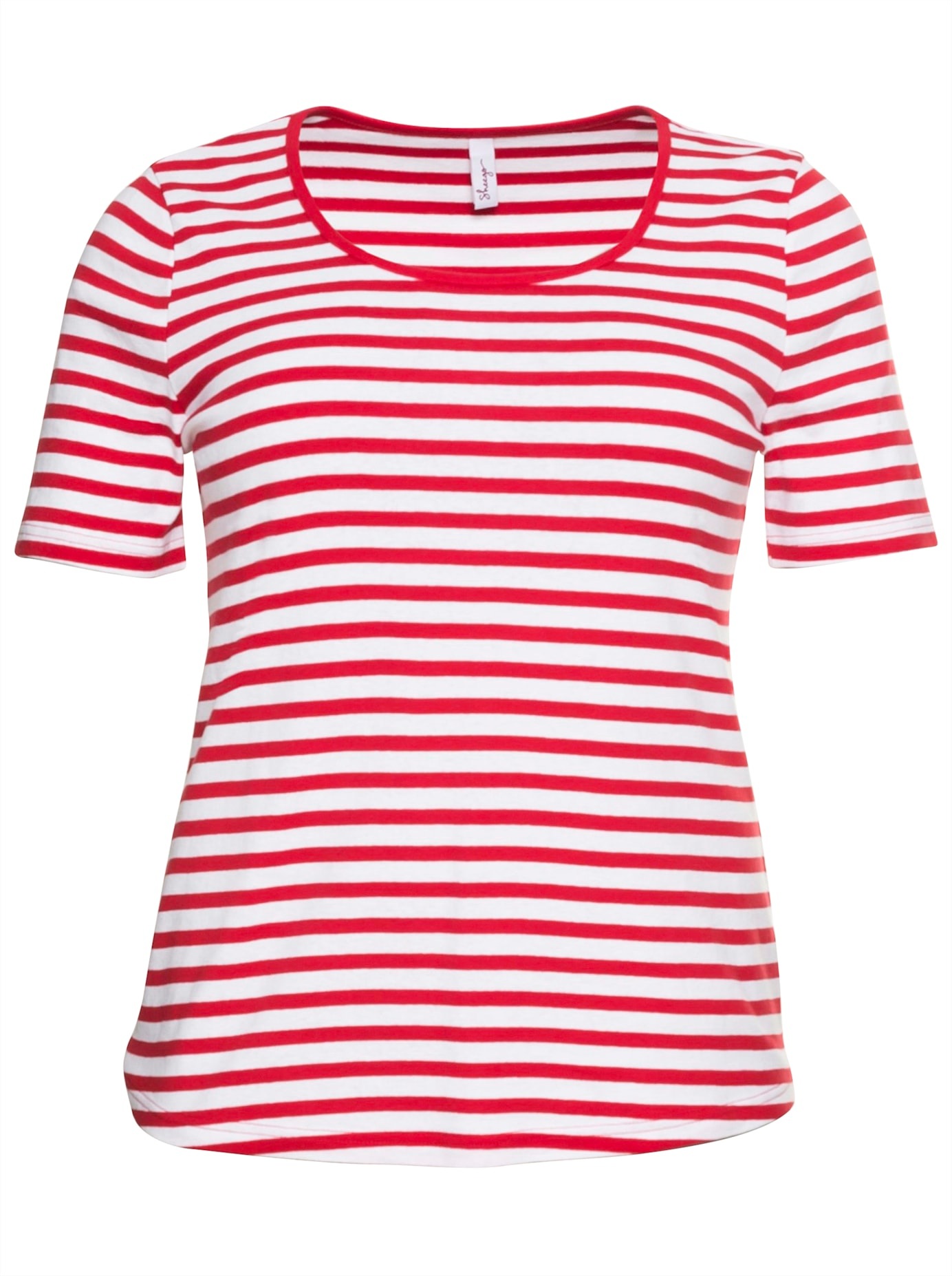 Sheego Kurzarmshirt »T-Shirt«, (1 tlg.)