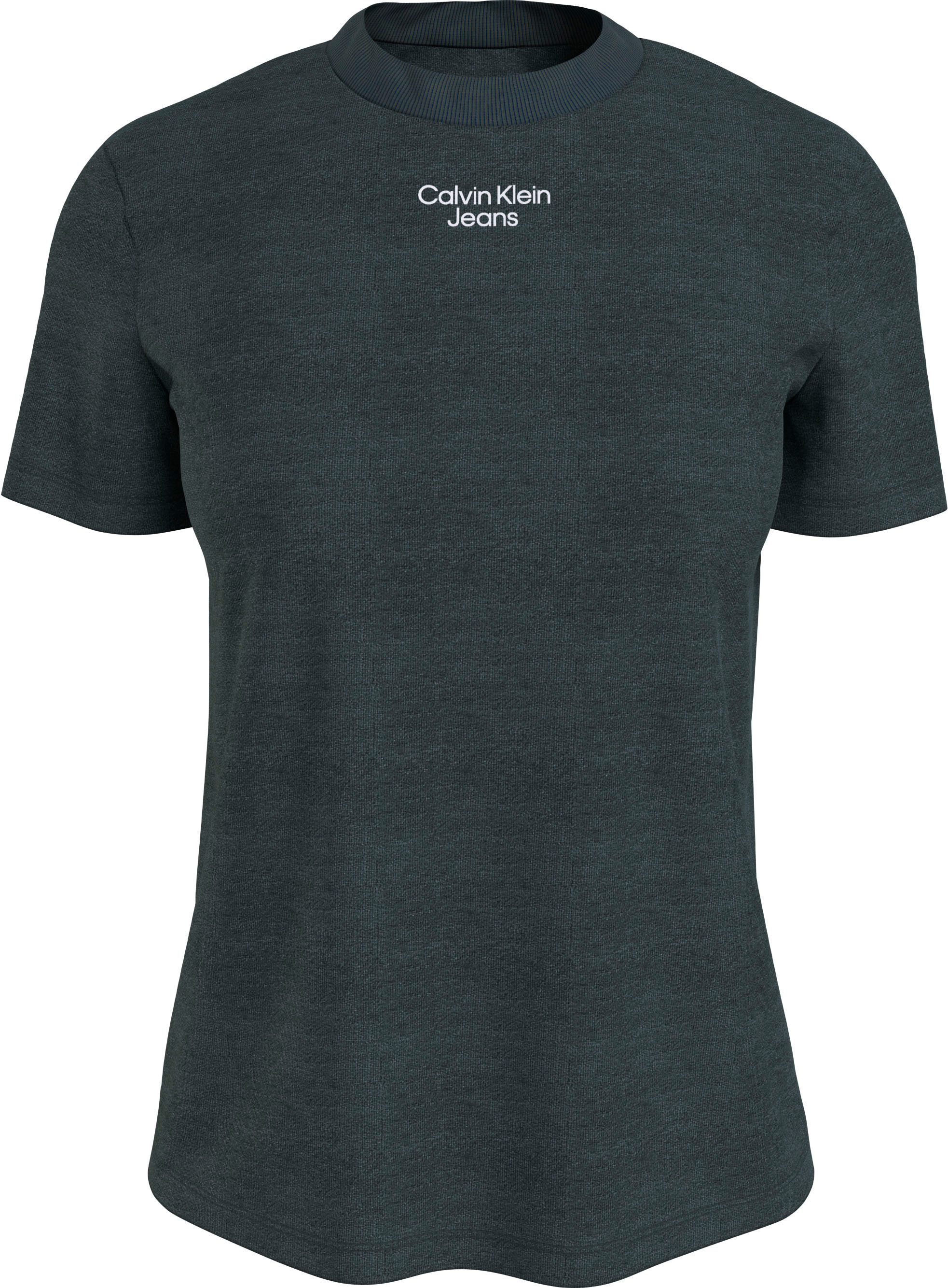 ♕ Calvin Klein Jeans T-Shirt »STACKED LOGO MODERN STRAIGHT TEE«, mit  dezentem Calvin Klein Jeans Logodruck versandkostenfrei kaufen