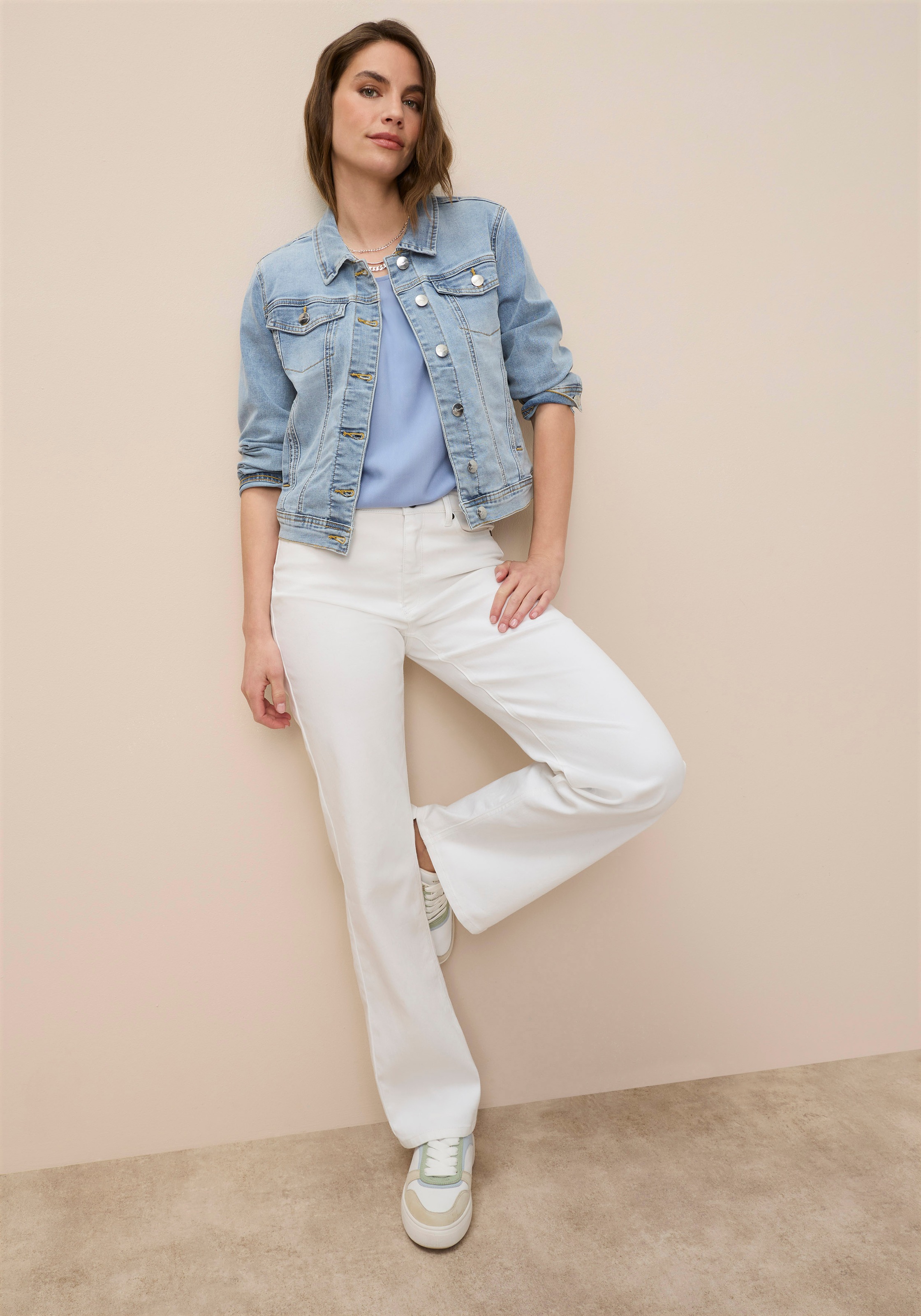 Tamaris Shirtbluse mit abgerundetem Saum