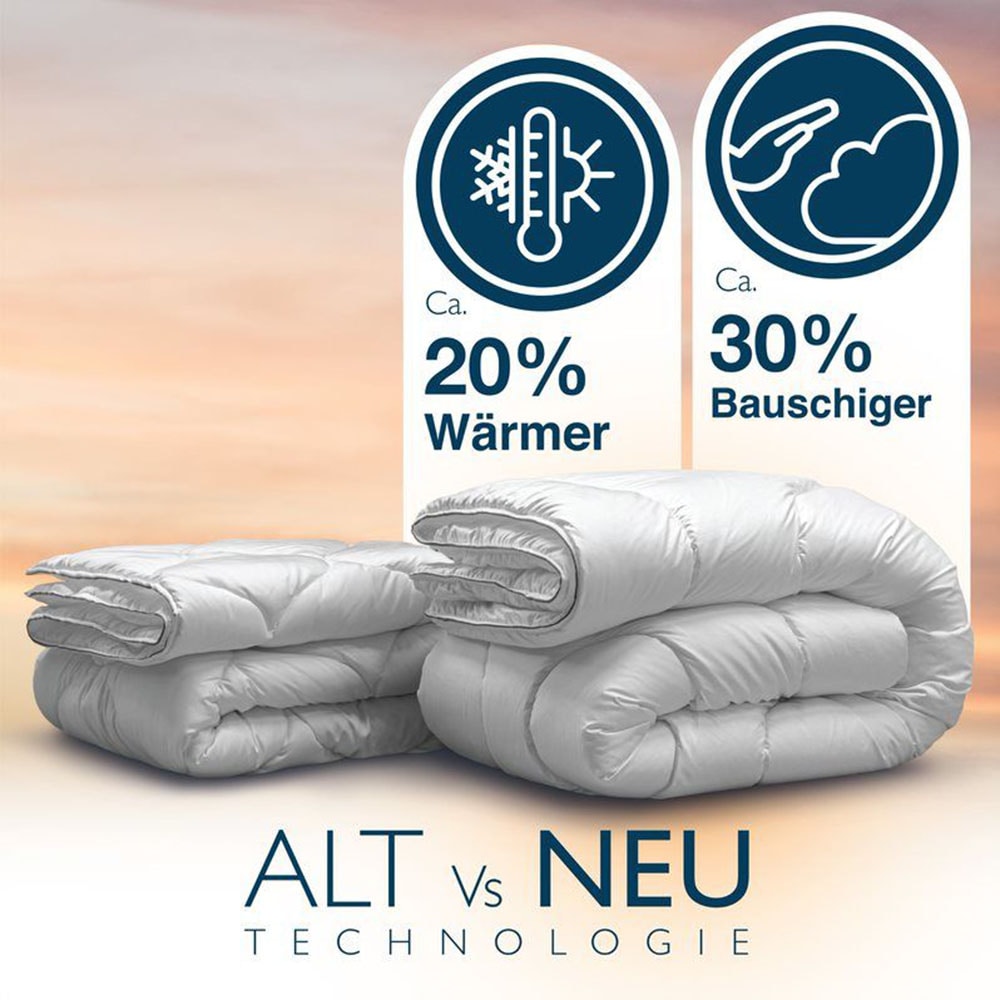 John Cotton Couette microfibre »Royal, Bettdecken für Sommer und Winter« normal Füllung polyester volumineux, rond et duveteux 1 cuis tlg. couette 135x200 cm, 155x220 cm, qualité supérieure