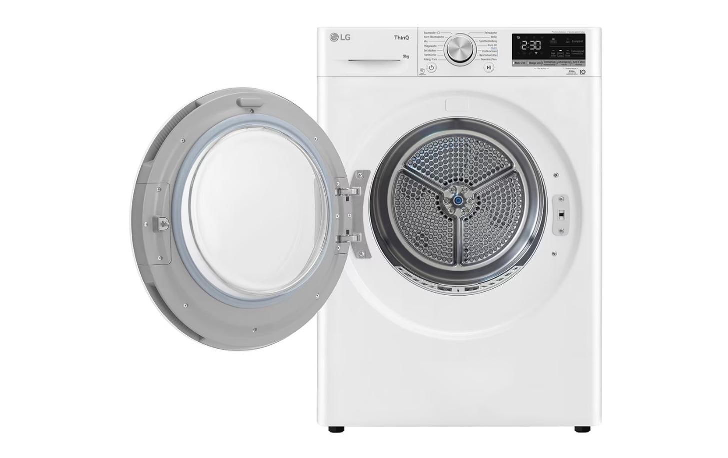 LG Wärmepumpentrockner »V9R09TC Rechts/Wechselbar«, 9 kg