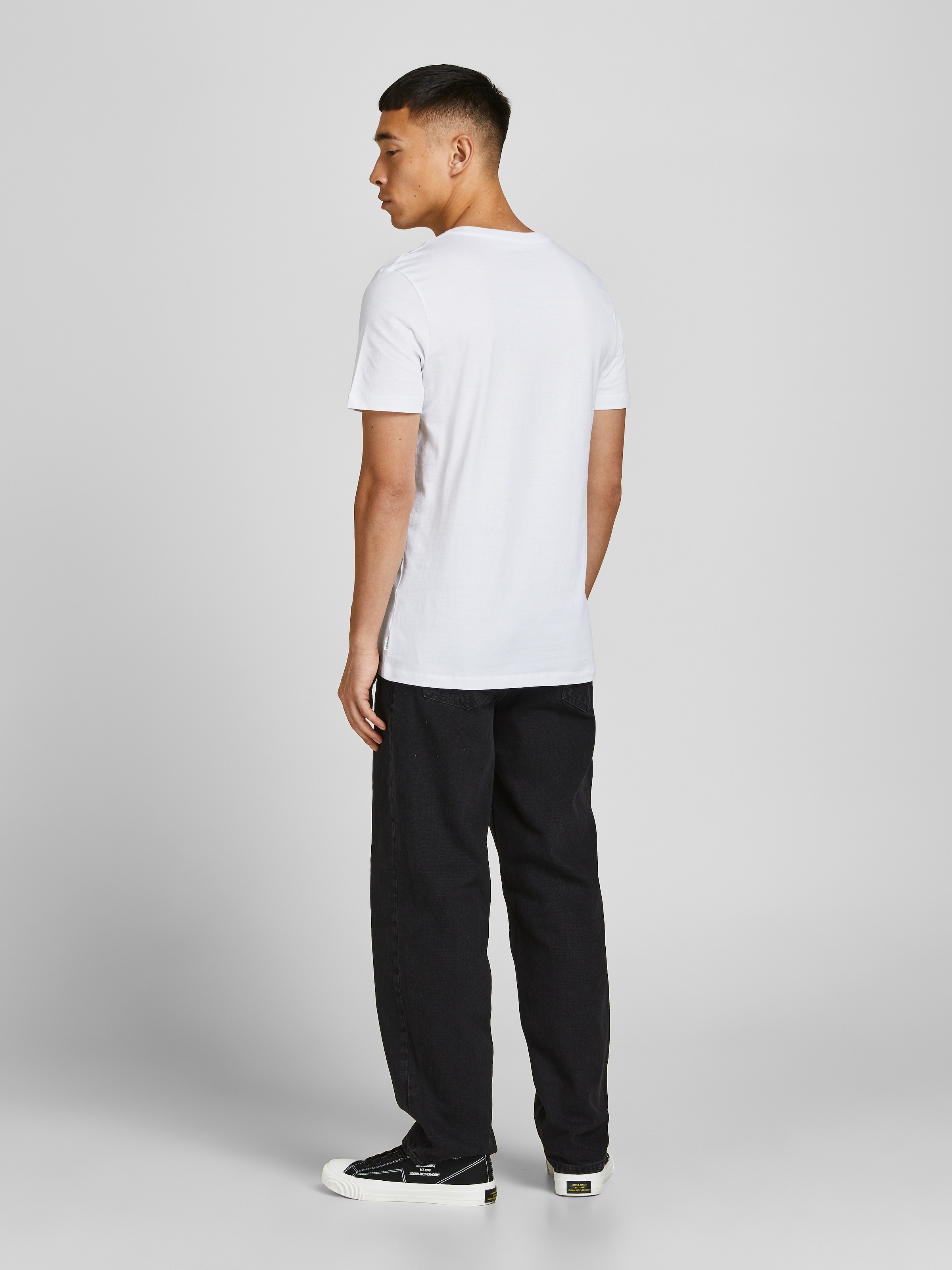 Jack & Jones Shirt à col rond »JJEORGANIC BASIC TEE SS O-NE 3PK MP NOOS« Packung, 3 cuis