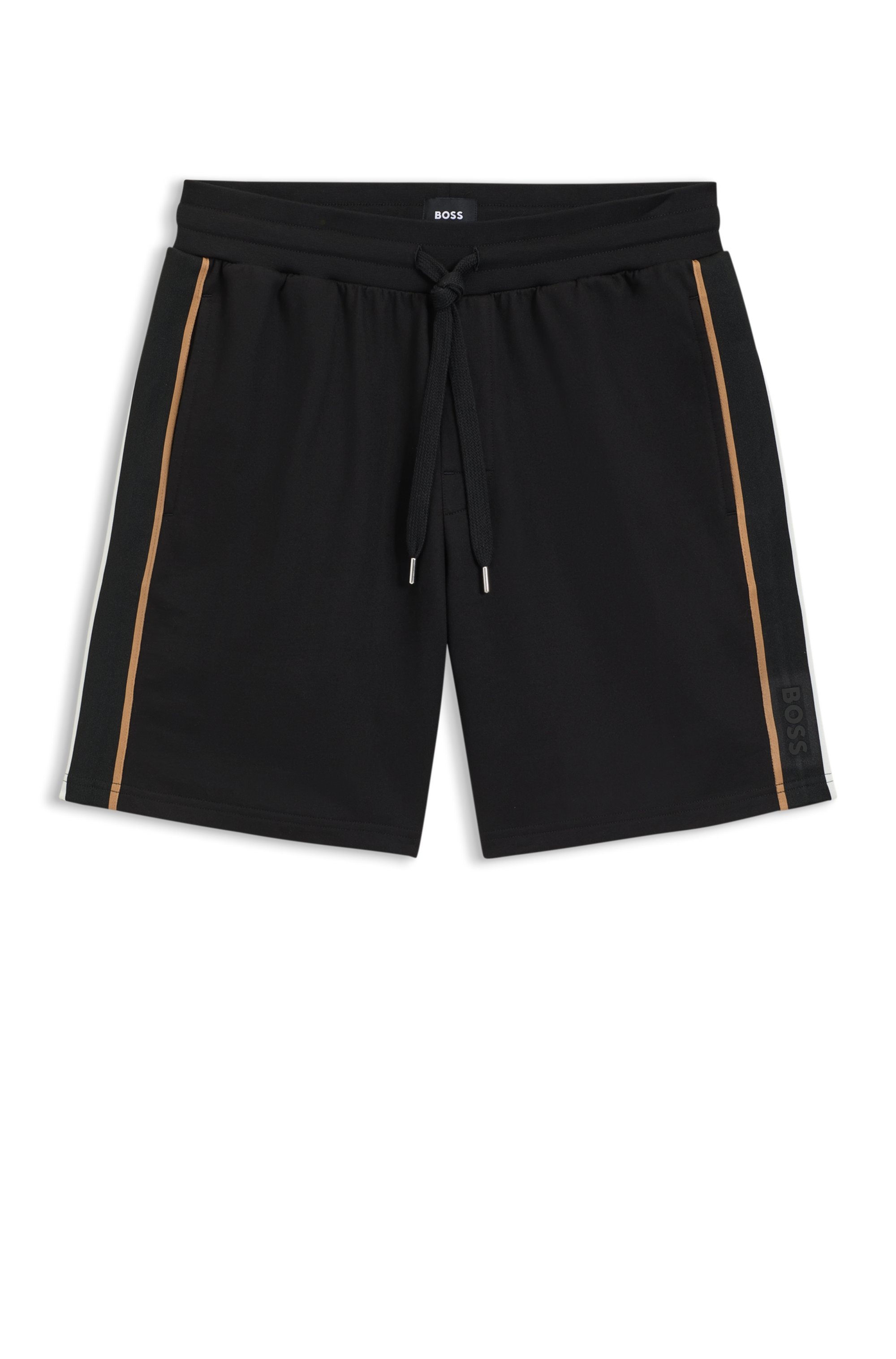 Image of BOSS Sweatshorts "ICONIC" mit Tunnelzug und Tape-Details