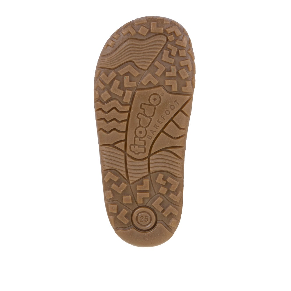 froddo® Chausson »BAREFOOT WOOLY«  chaussure barfoot à scratch pour la maison, chaussure de jardin d'enfants avec doublure en laine
