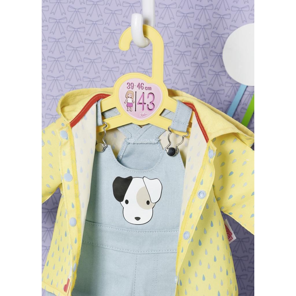 Zapf Creation® Puppenkleidung »Dolly Moda, Latzhose mit Regenjacke 39-46 cm«