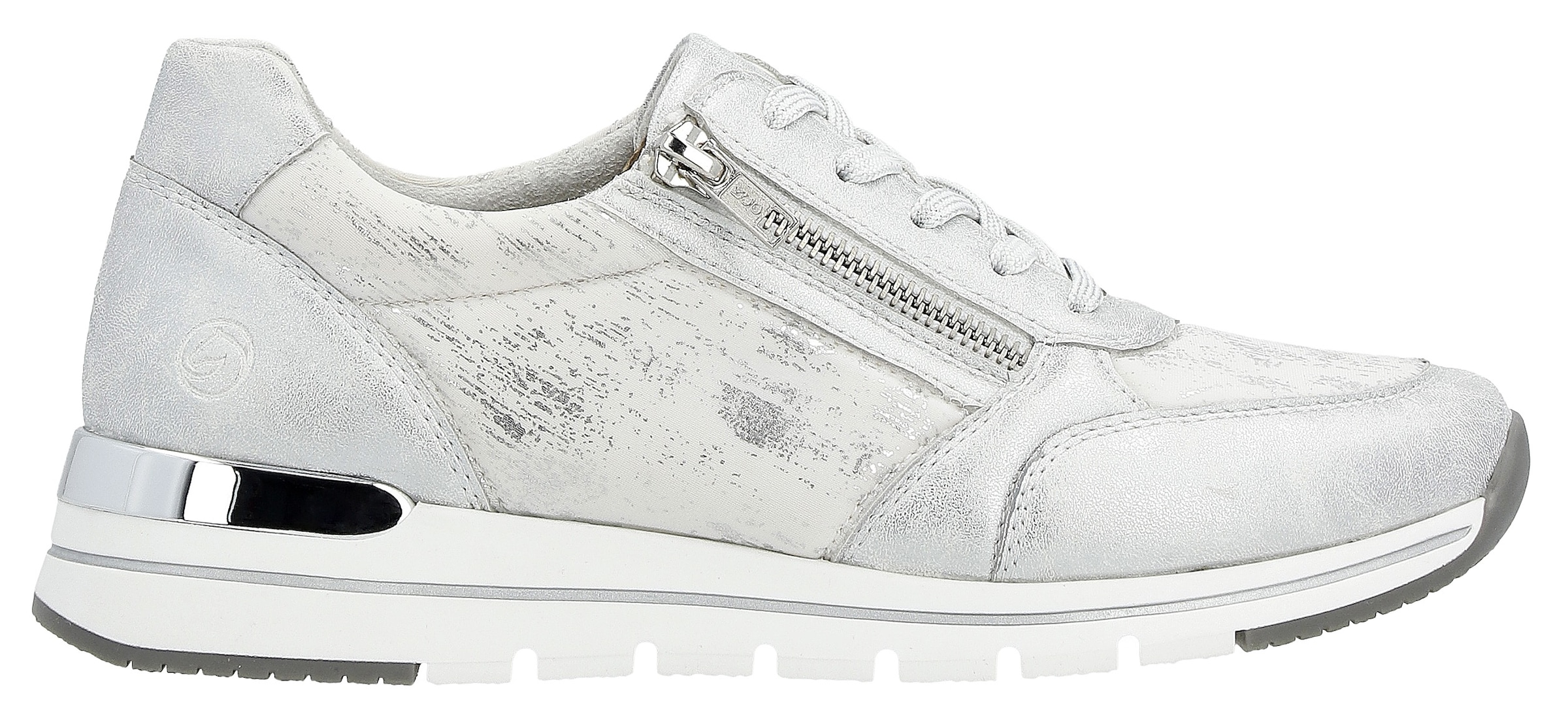 Remonte Keilsneaker  mit seitlichem Reissverschluss, Freizeitschuh, Halbschuh, Schnürschuh