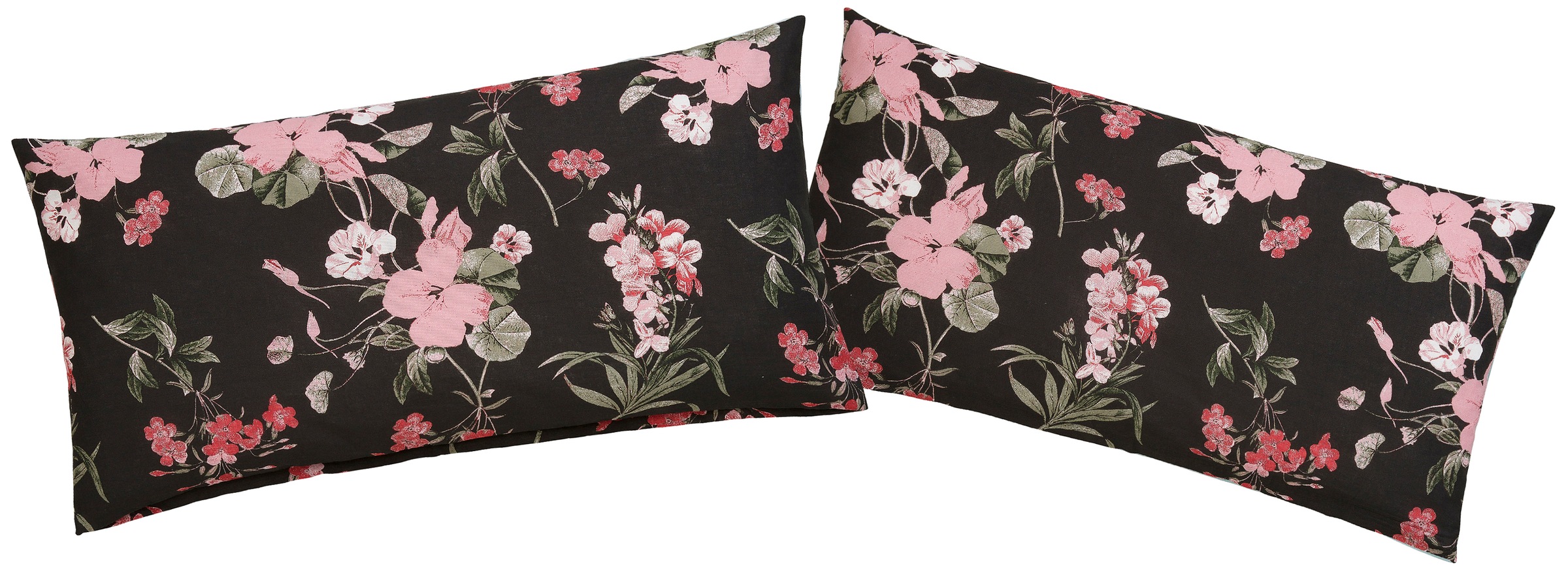 Image of Home affaire Kissenbezüge »Fleur«, (2 St.), mit feinen Blumenmotiven, idyllisch, gemütlich, maritim, rustikal: Der Landhausstil, mit Reissverschluss, Baumwolle bei Ackermann Versand Schweiz