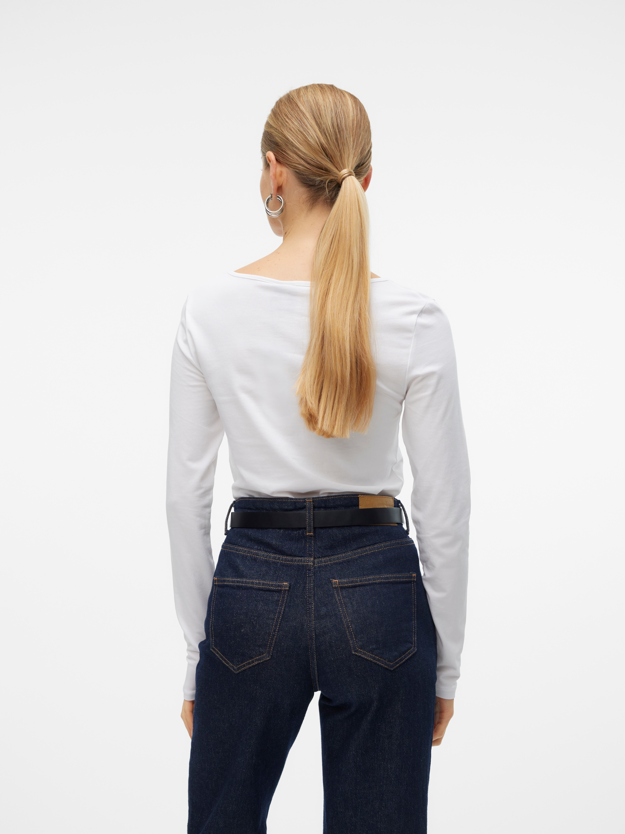 Vero Moda Langarmshirt »VMMAXI« aus Bio-Baumwolle