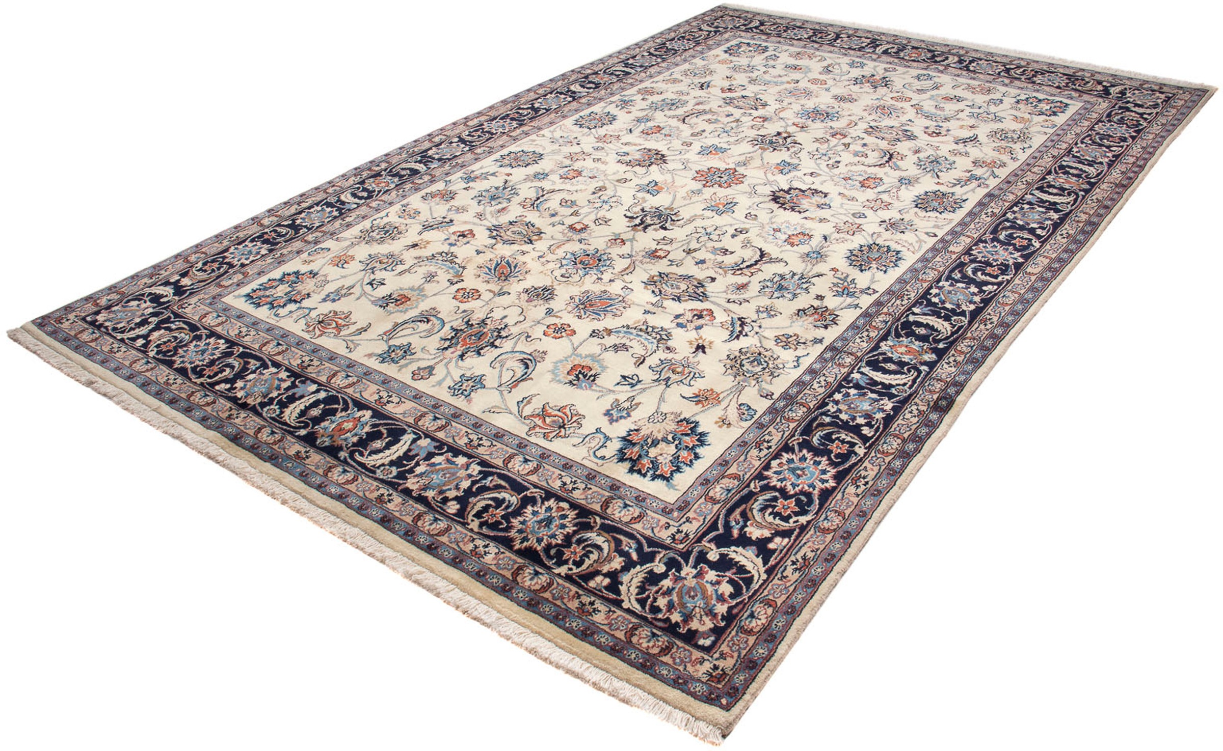 Image of morgenland Orientteppich »Perser - Classic - 305 x 195 cm - beige«, rechteckig, 10 mm Höhe, Wohnzimmer, Handgeknüpft, Einzelstück mit Zertifikat bei Ackermann Versand Schweiz