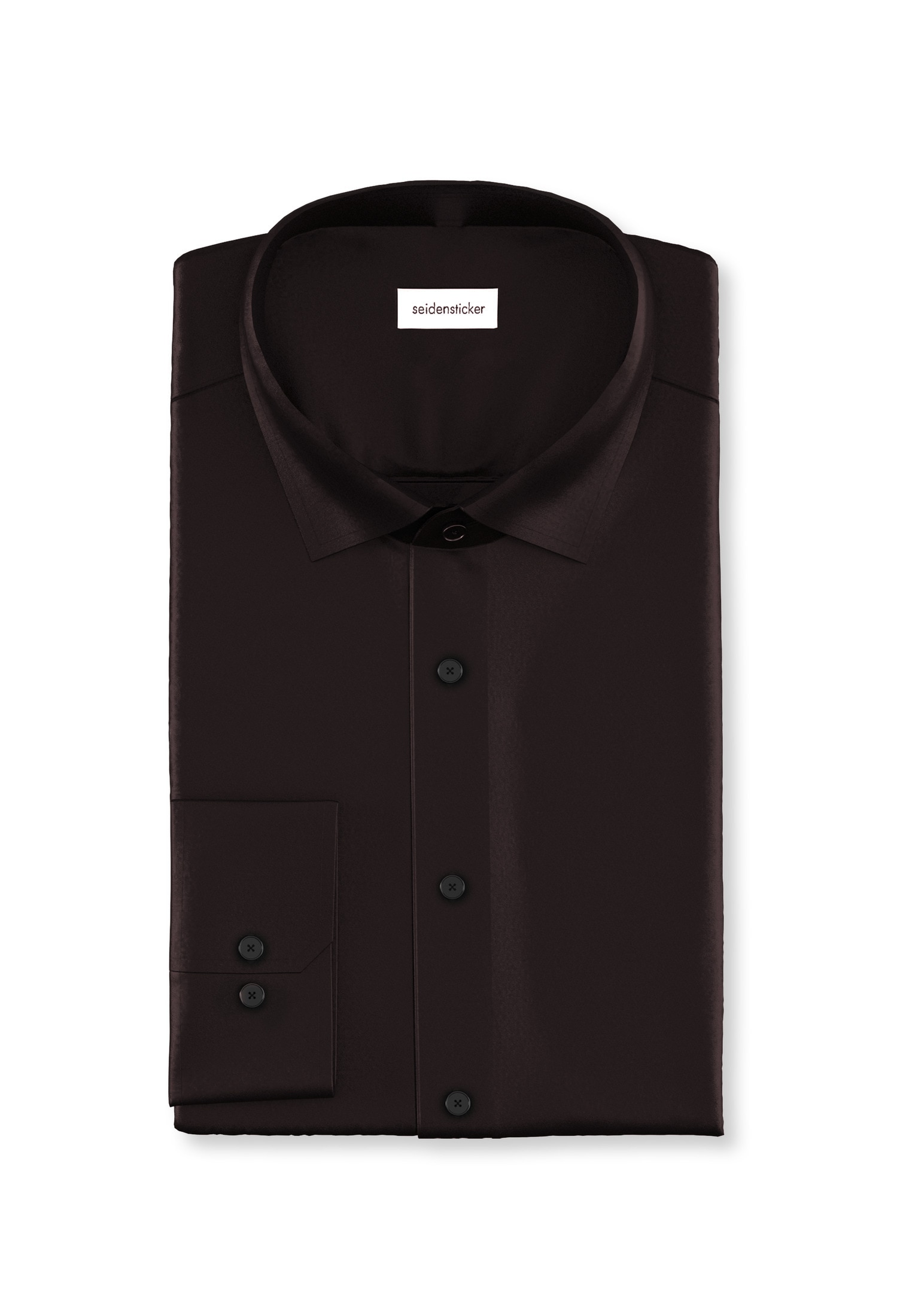 seidensticker Chemise d'affaires »Schwarze Rose« col Kent uni, extra long, coupe ajustée 1/1