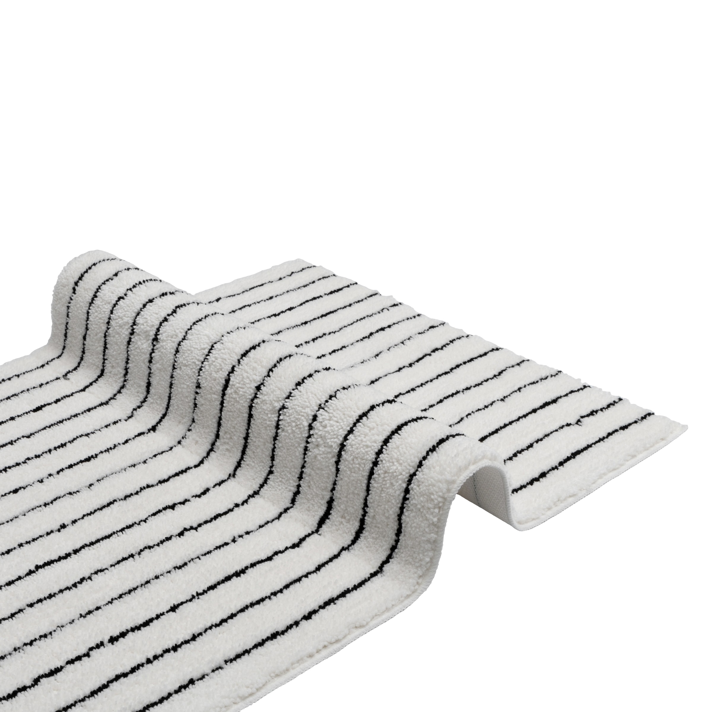 LeGer Home by Lena Gercke Tapis de bain »Tamsin, Badvorleger, Badezimmer Teppich, Duschvorleger« Höhe 10 mm revêtement antidérapant Séchage rapide | compatible chauffage au sol rayures, moderne