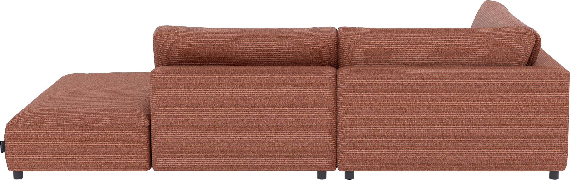 Musterring Canapé d'angle »Lucia bequem, elegant & zeitlos, elegante Sofa ohne Armlehnen« avec grand longchair, différentes couleurs, L304 x P224 cm