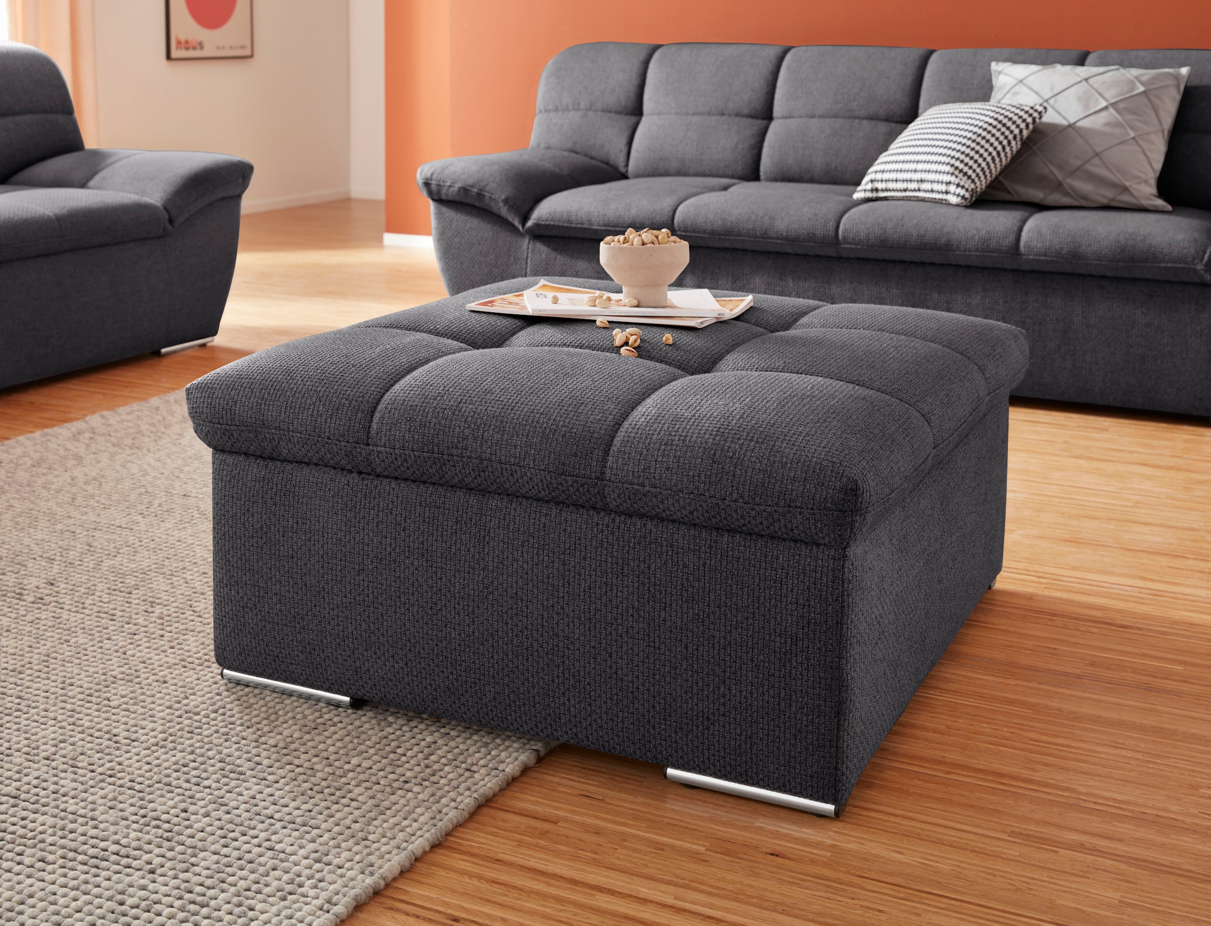 DOMO collection Sitzhocker »Lagoa«, in grosser Farbauswahl