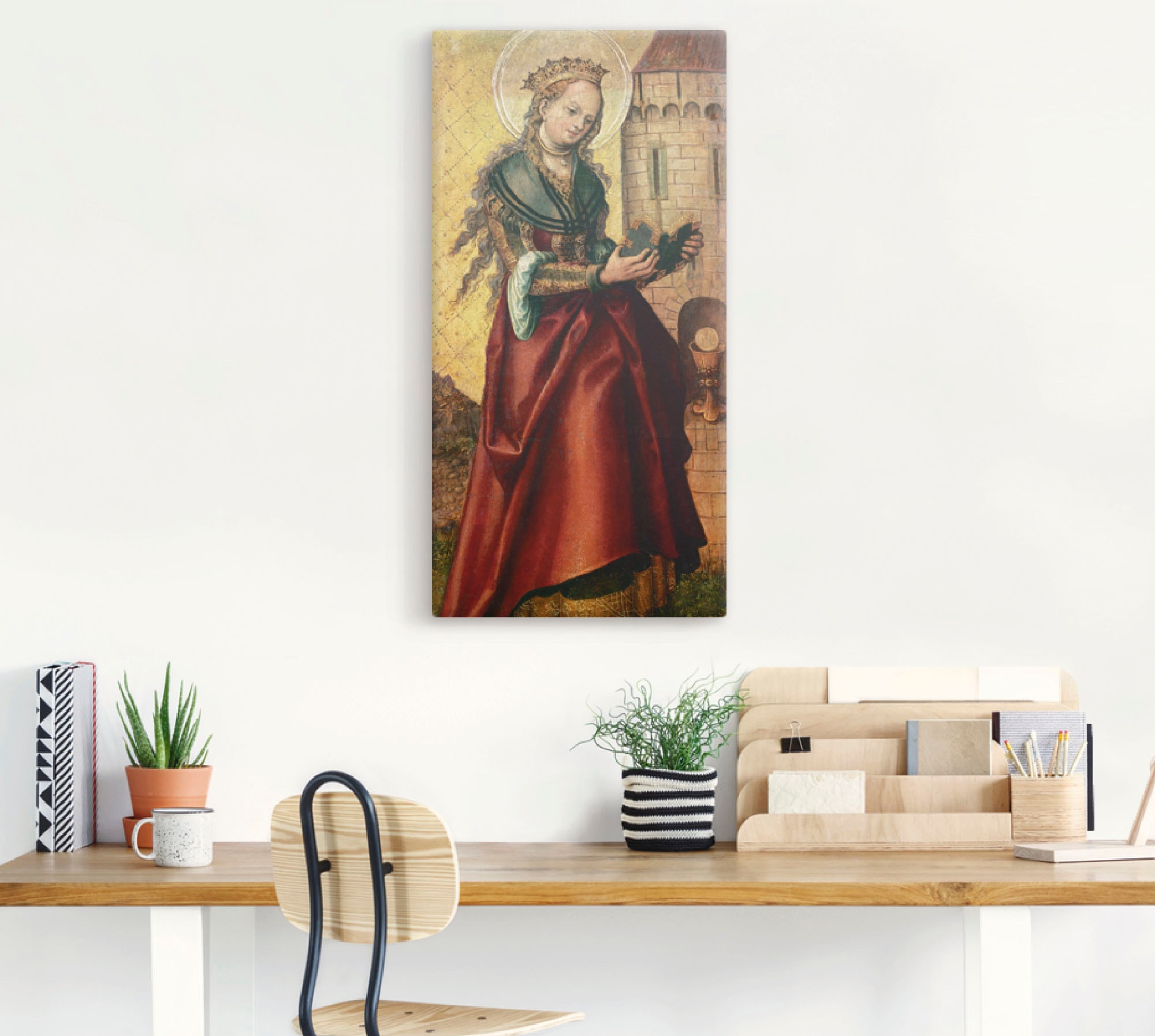 Artland Wandbild »Die heilige Barbara.«, Frau, (1 St.), als Leinwandbild, Poster in verschied. Grössen