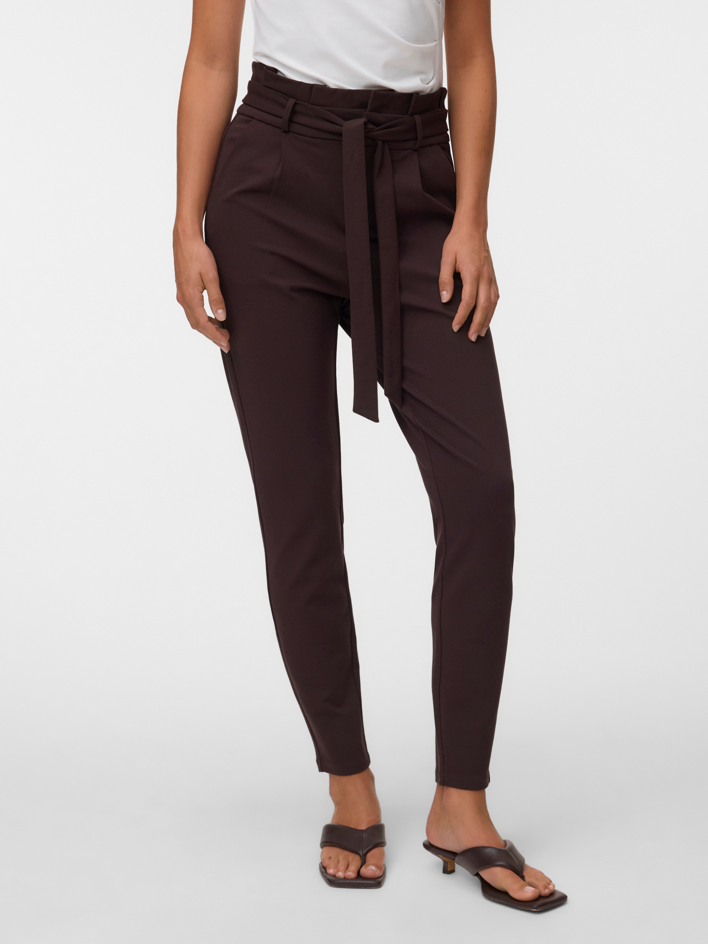 Image of Vero Moda Paperbag-Hose "VMEVA HR LOOSE PAPERBAG PANT GA NOOS" Viskosemischung