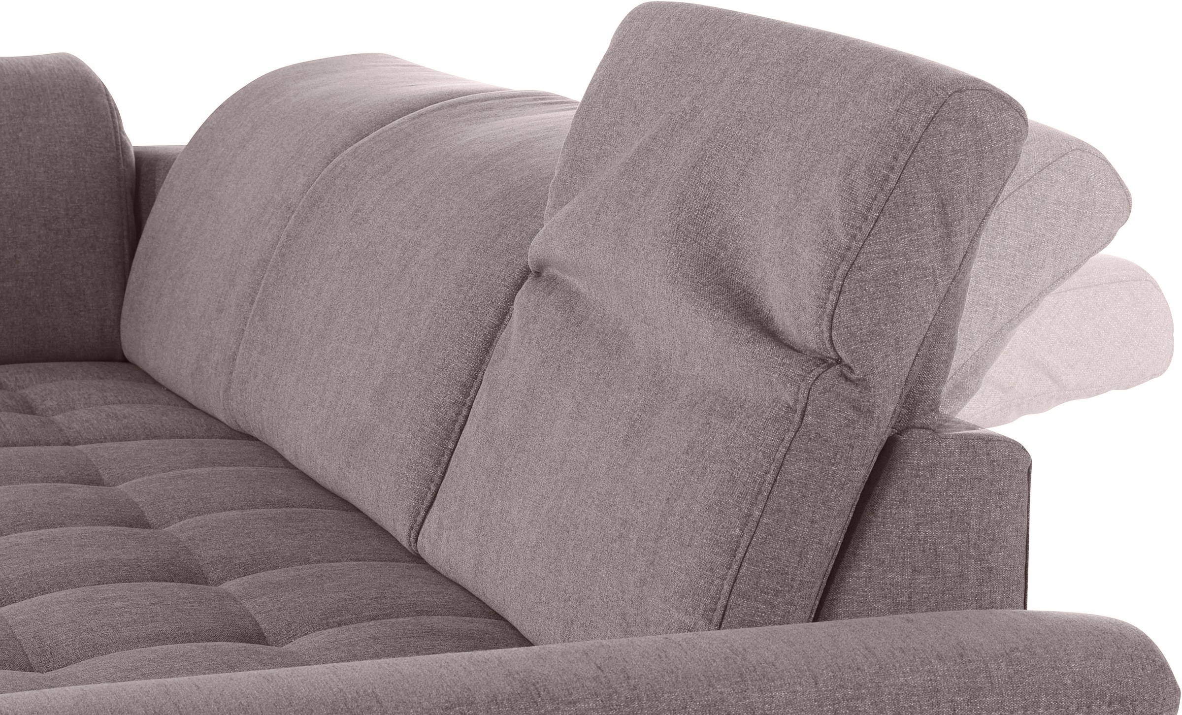 INOSIGN Ecksofa »Fresh L-Form«, Federkern, wahlweise Kopfteilverstellung und motorischer Vorziehsitz