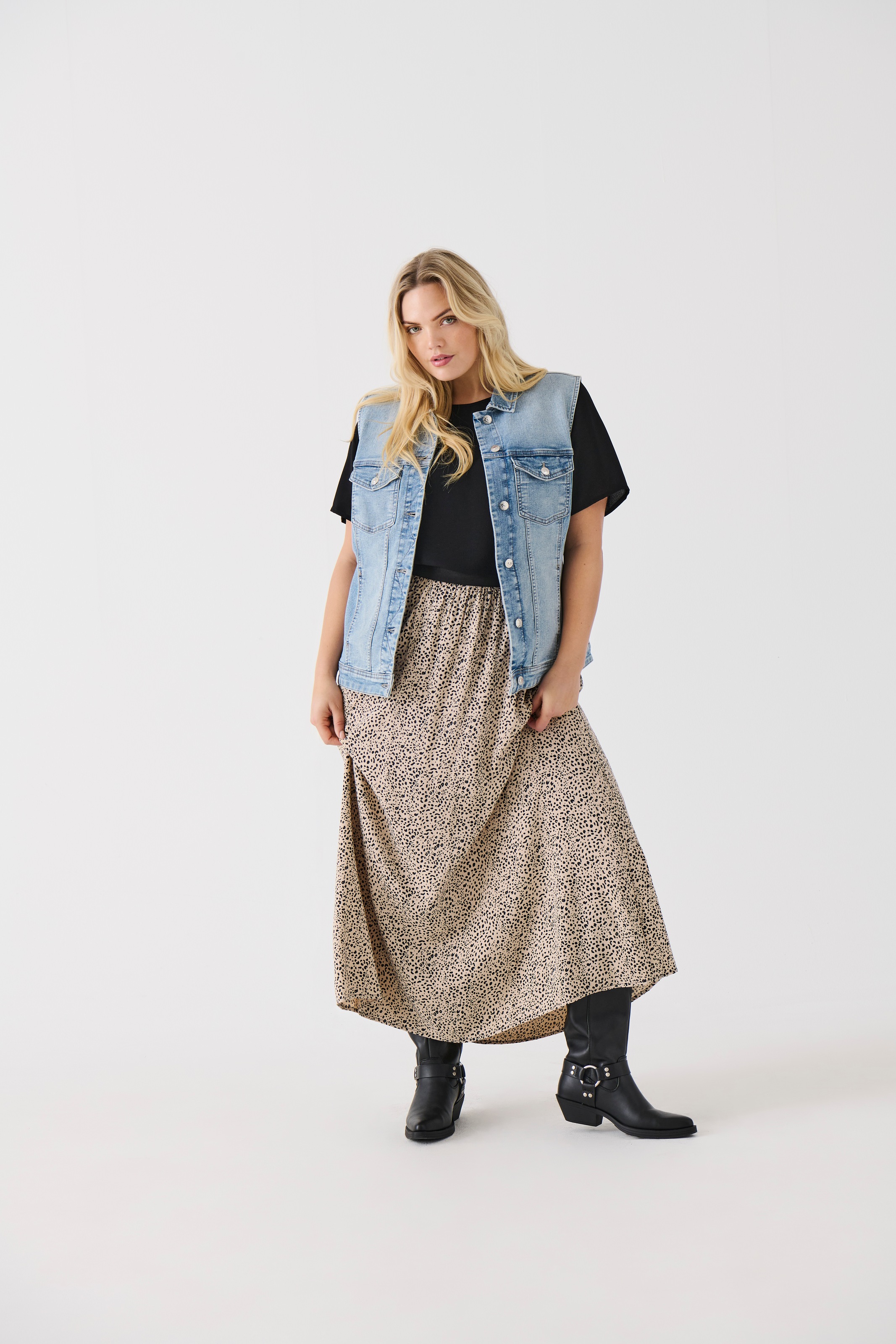 ONLY CARMAKOMA Maxirock »CARVENEDIG LIFE LONG SKIRT NOOS«