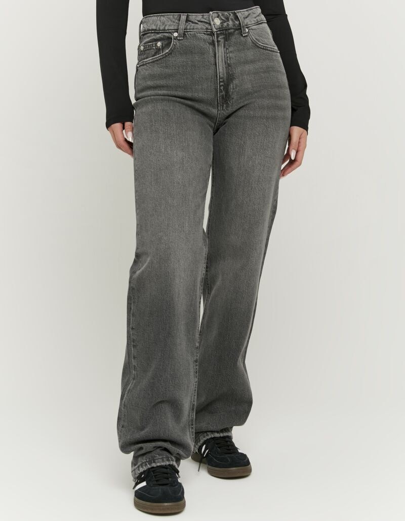 Tally Weijl Jeans taille haute »SPADEPEPPER« Baumwollmischung, High-Waist mit geradem Beinverlauf