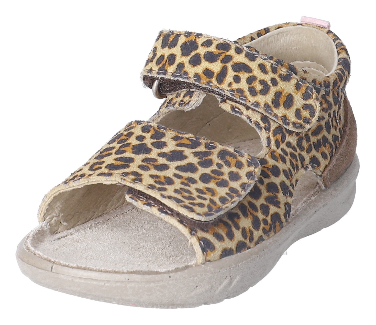Image of PEPINO by RICOSTA Lauflernschuh "Banu WMS: mittel" Sandalette mit Klett und Animal Print, Grössenschablone zum Download
