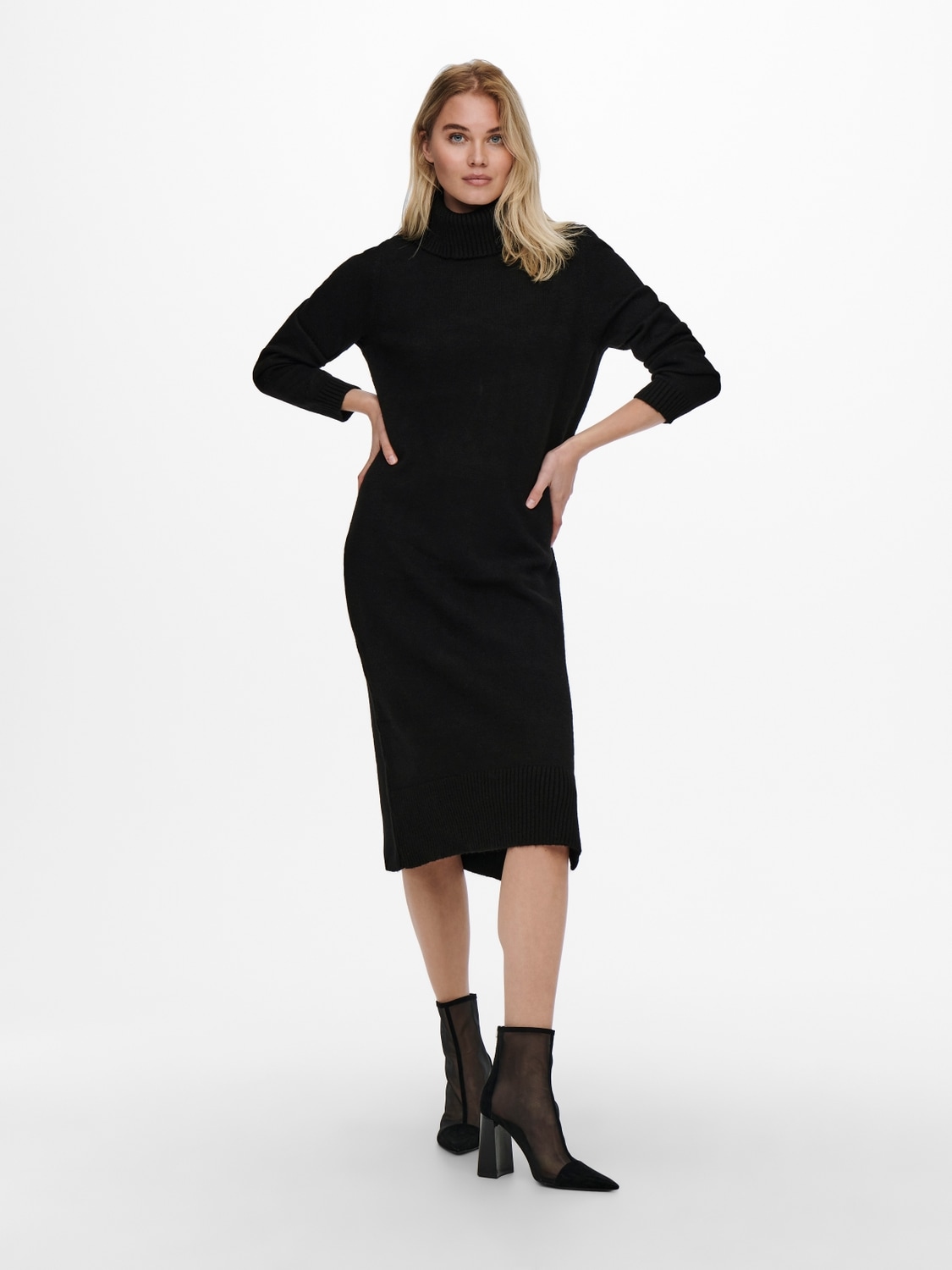 Strickkleid »ONLBRANDIE L/S ROLL NECK DRESS«