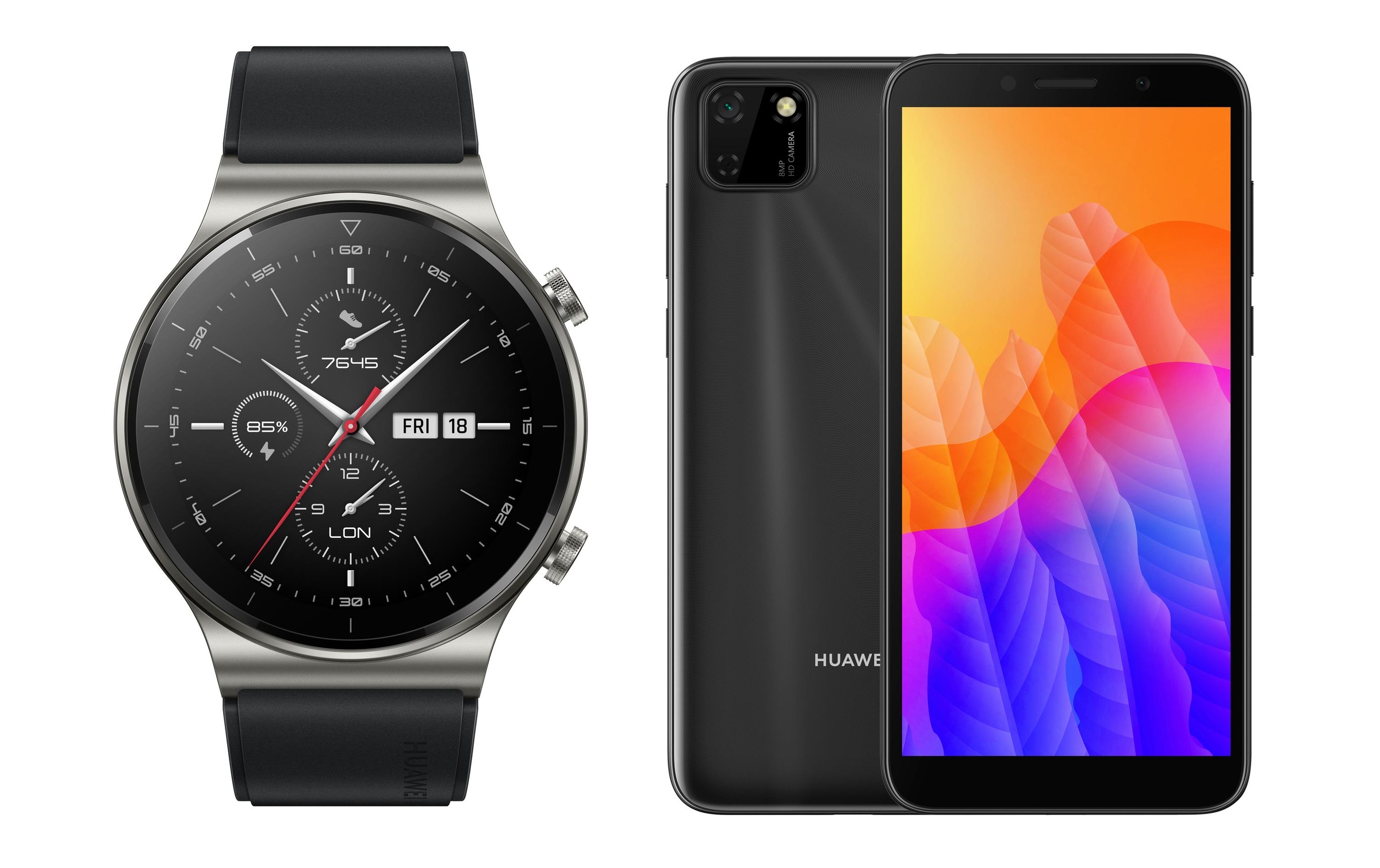 Image of Huawei Smartwatch »GT2 Pro Sport Bundle inkl. Huawei Y5P« bei Ackermann Versand Schweiz