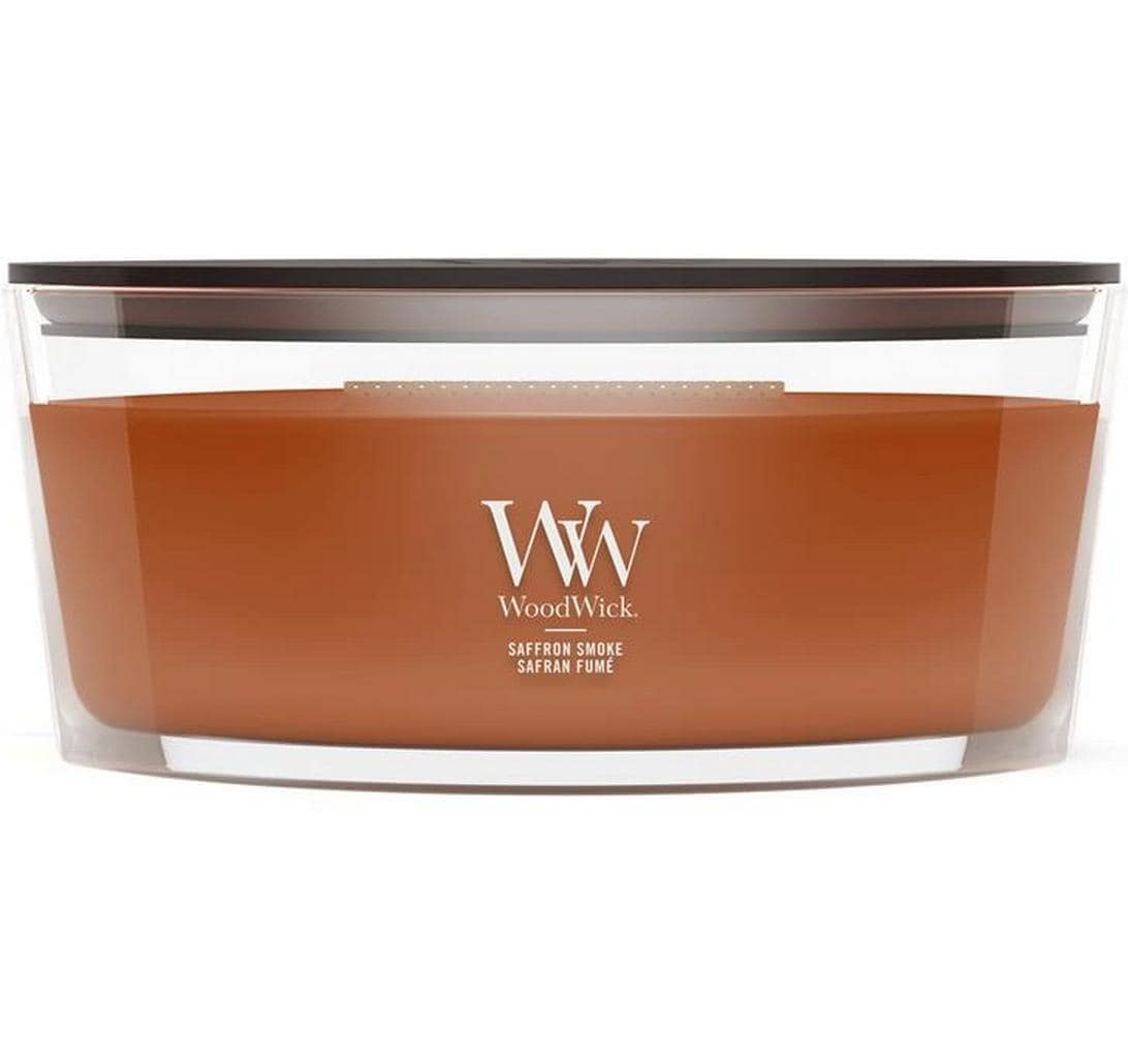 Woodwick Duftkerze »Saffron Smoke Ellipse«