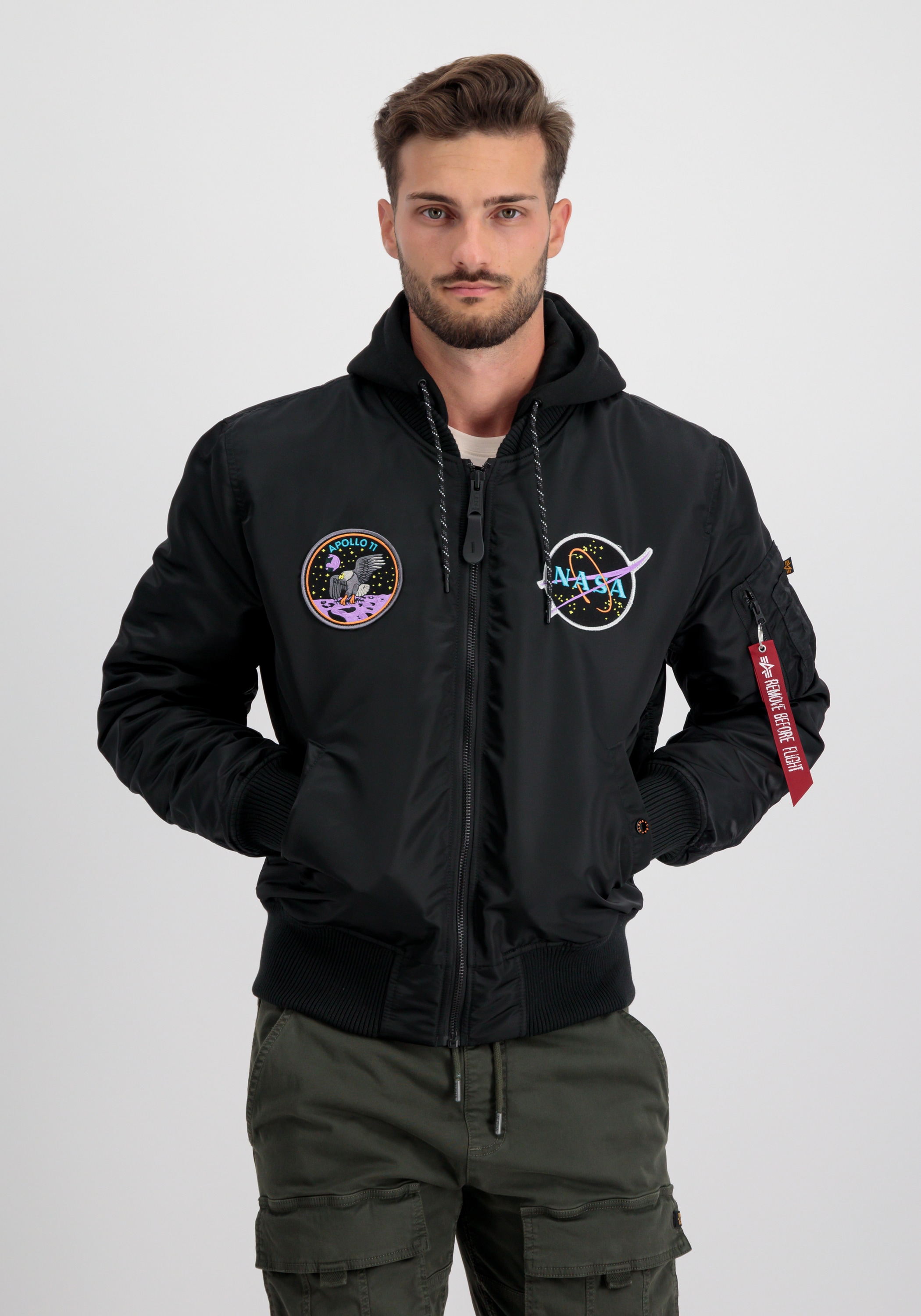 Alpha Industries Bomberjacke »MA-1 VF Hood Dark Side«