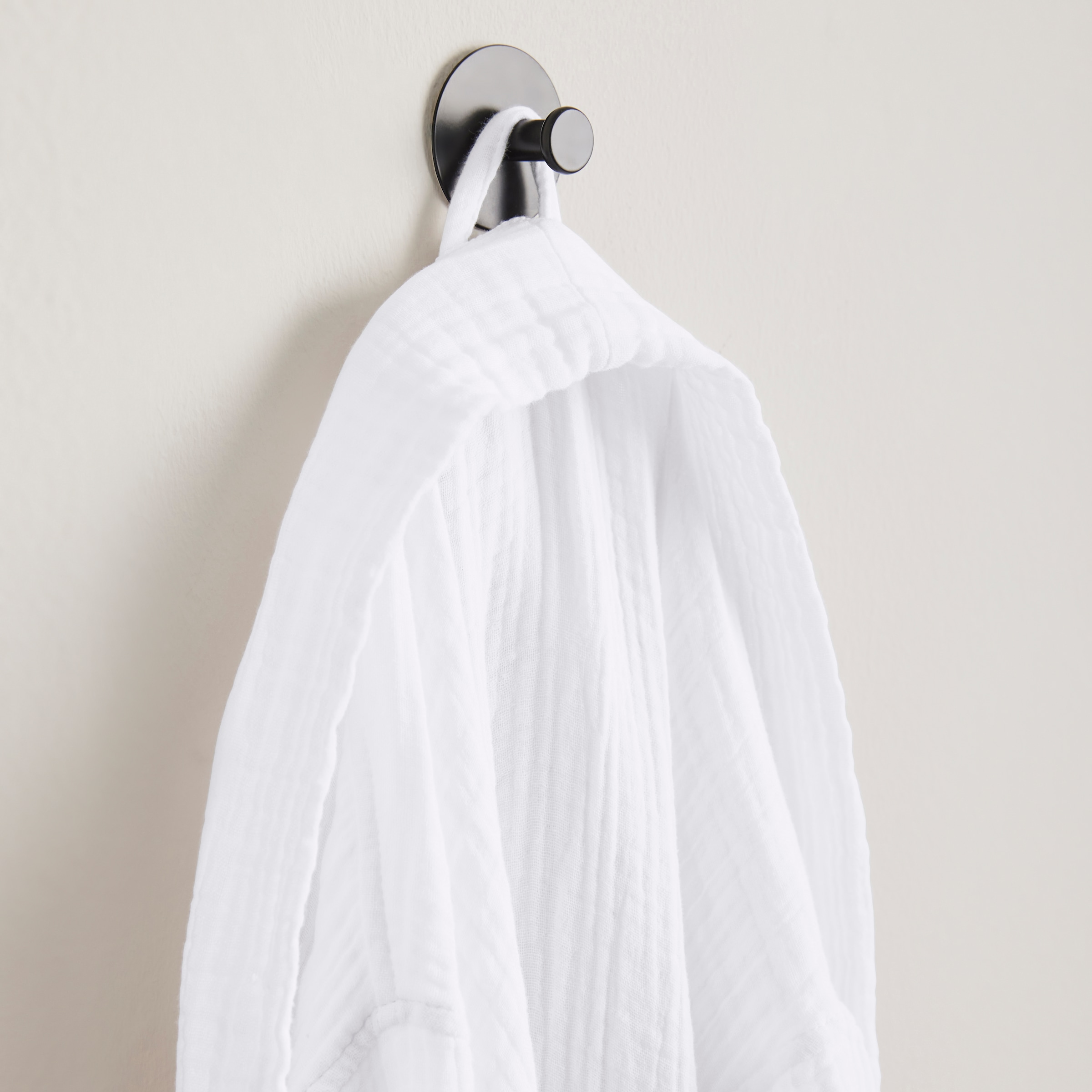 GOODproduct Peignoir de bain »Juna Musselin, ideal für Sauna & Spa, Hotelbademantel, Morgenmantel« 1 cuis moderne, qualité légère, 100% coton