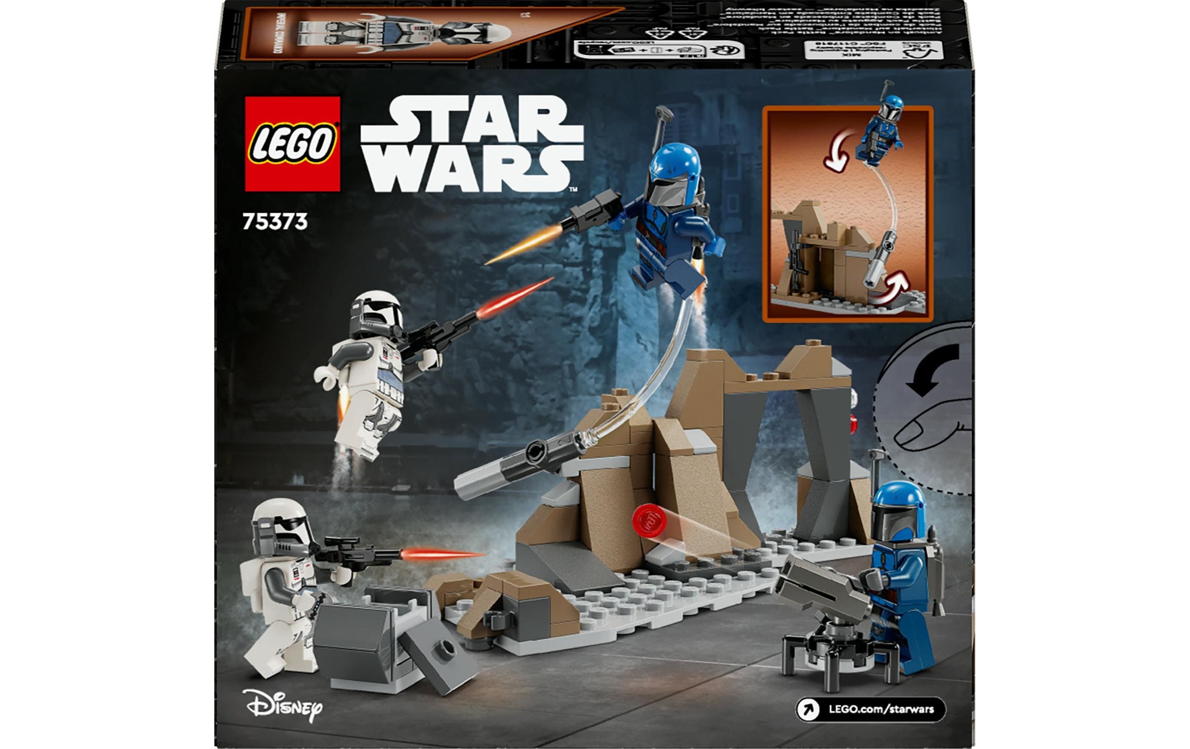 LEGO® Spielbausteine »Star Wars Hinterhalt auf Mandalore Battle Pack 75373«