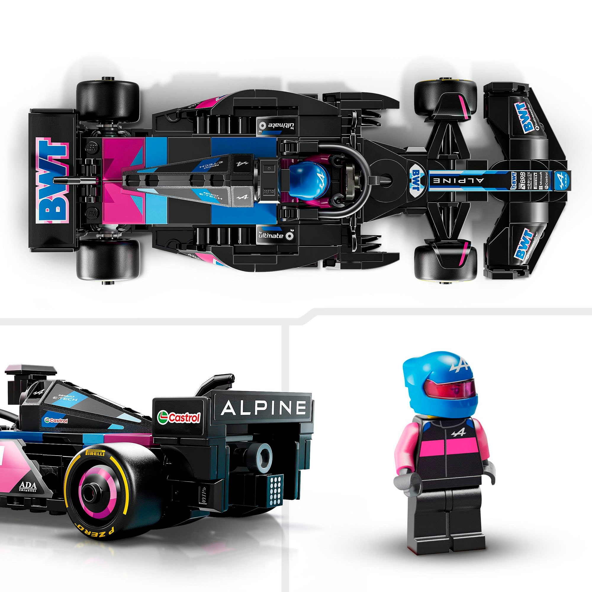 LEGO® Pions de construction »BWT Alpine F1® Team A524 Rennauto (77248), LEGO® Speed Champions« Made in Europe