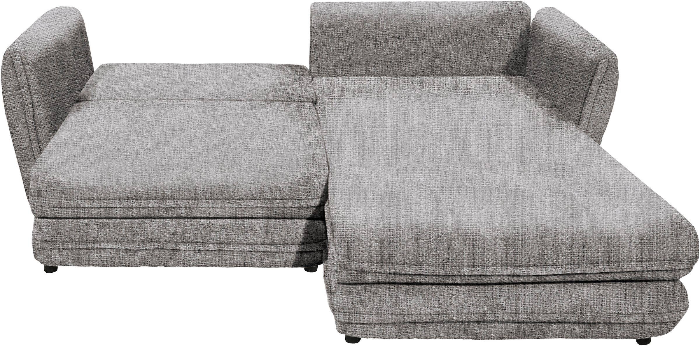 ED EXCITING DESIGN Ecksofa »Stanley L-Form«, mit Bettfunktion, Bettkasten & 2 Zierkissen
