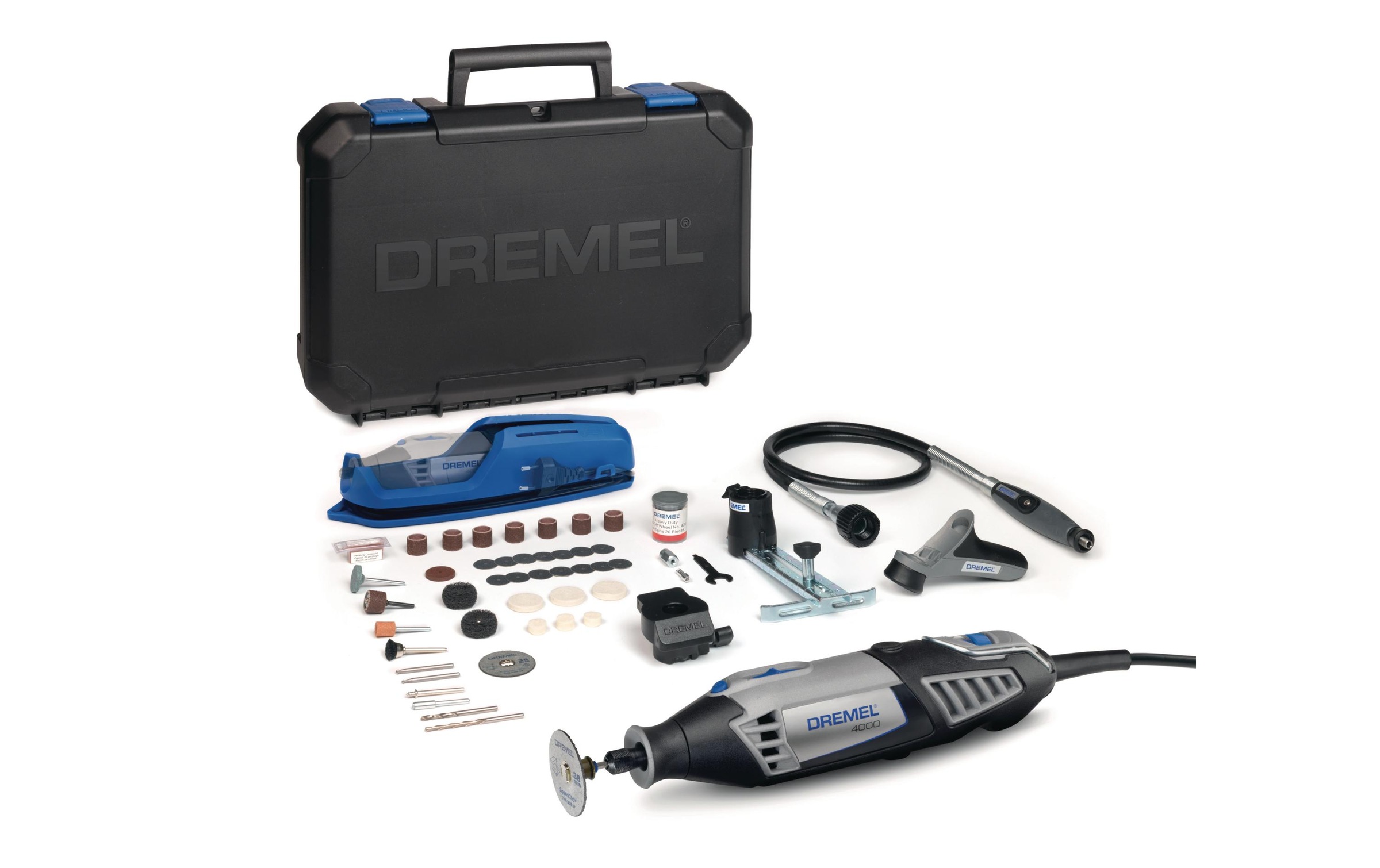 Image of DREMEL Elektro-Multifunktionswerkzeug »4000-4/65 EZ«, Funktionen: Bohren; Fräsen; Gravieren; Polieren; Schleifen; Trennen bei Ackermann Versand Schweiz