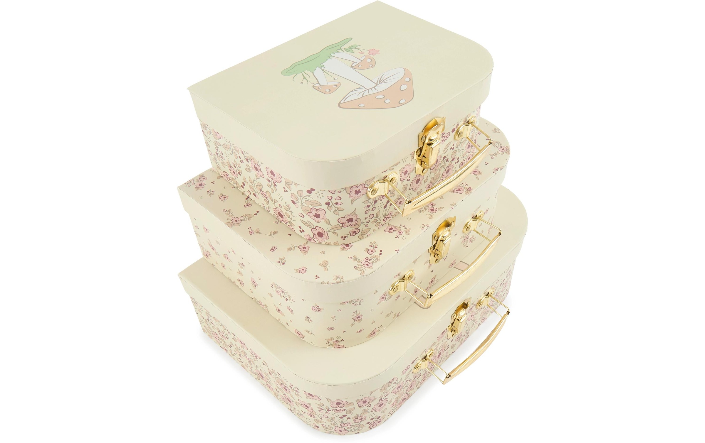 BIECO Spielwerkzeugkoffer »Ella vintage flowers 3er Set«