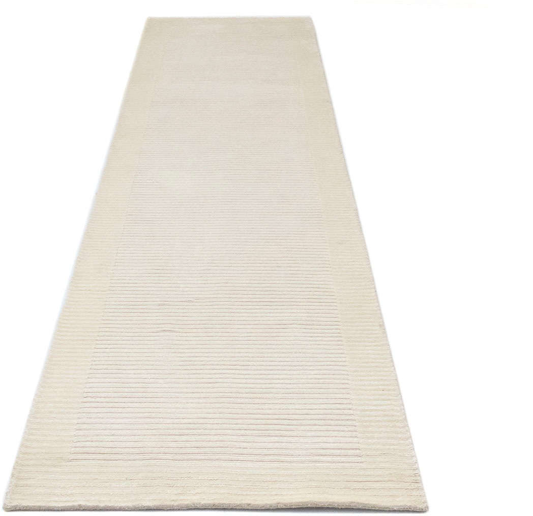 Image of morgenland Läufer »Nepal Teppich handgeknüpft beige«, rechteckig, 15 mm Höhe, Viskose bei Ackermann Versand Schweiz