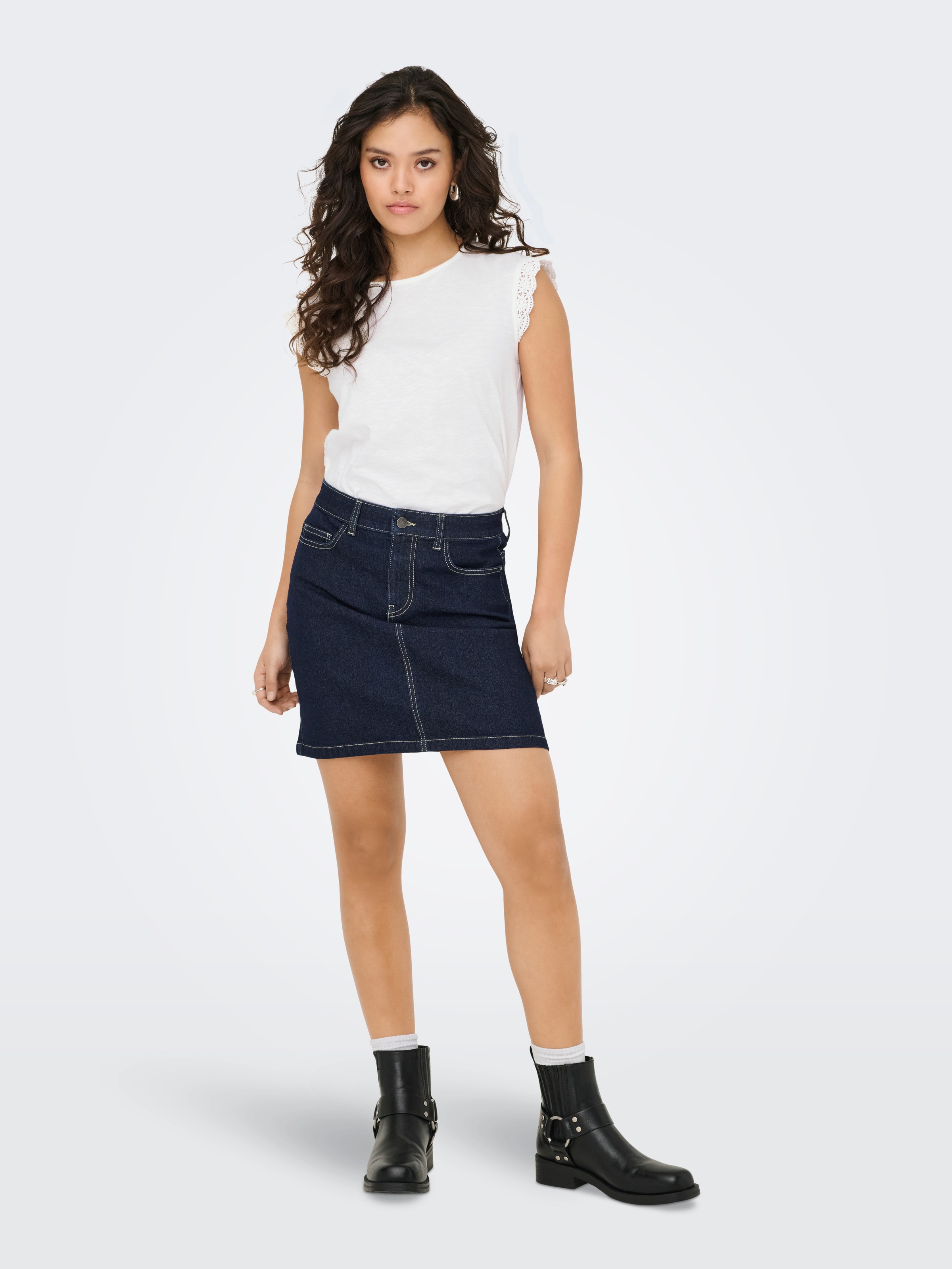 JDY Shirttop »JDYSALVA LIFE S/L CROCHET TOP JRS«