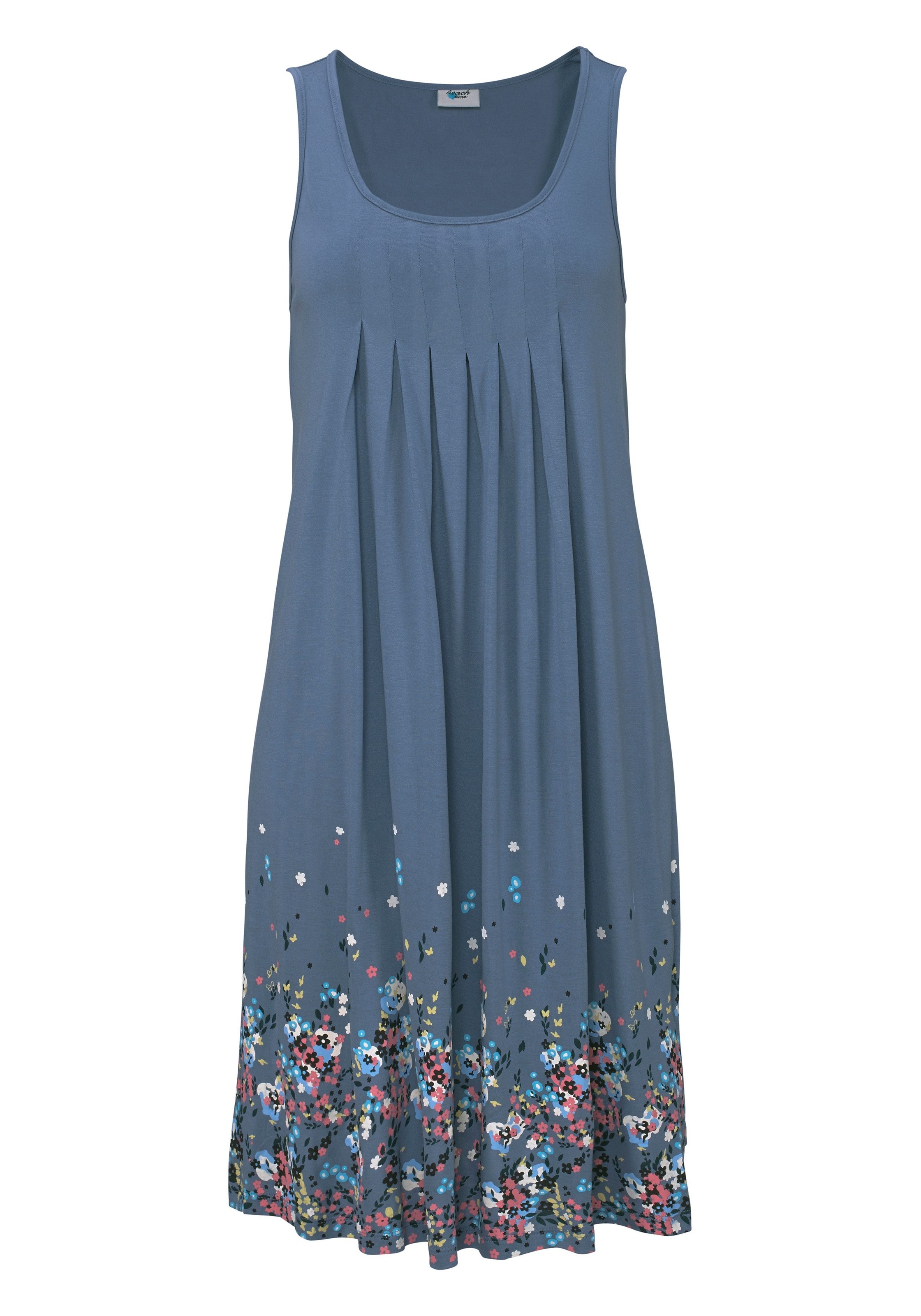 Beachtime Strandkleid mit Blumenprint, Minikleid, Sommerkleid, Strandkleid