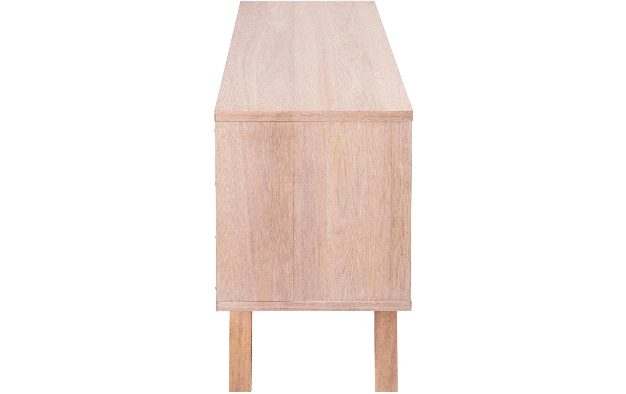 AC Design Buffet »A-Line« Sideboard, weiss pigmentierte Eiche, 1 Tür, 4 Schubladen, Breite 160 cm
