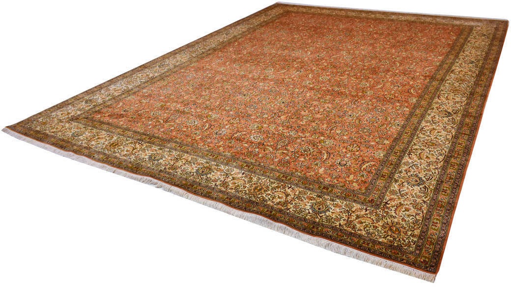 Image of Kayoom Seidenteppich »Allover 6557«, rechteckig, 10 mm Höhe, Einzelstück mit Zertifikat, Wohnzimmer bei Ackermann Versand Schweiz