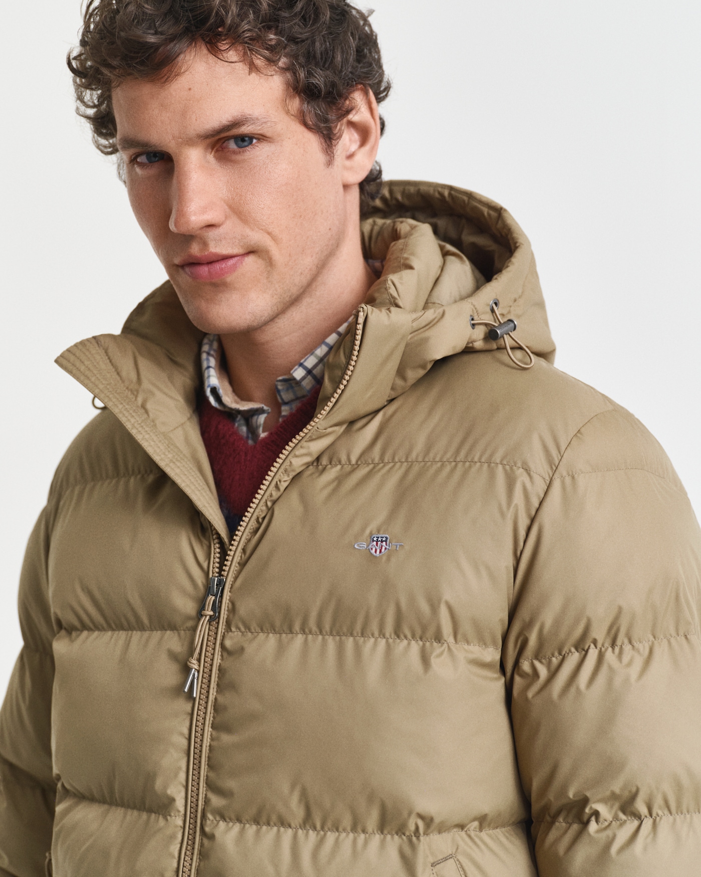 Gant Steppjacke »ACTIVE CLOUD JACKET« mit Kapuze regular fit, abnehmbare Kapuze, 2-Wege-Reissverschluss