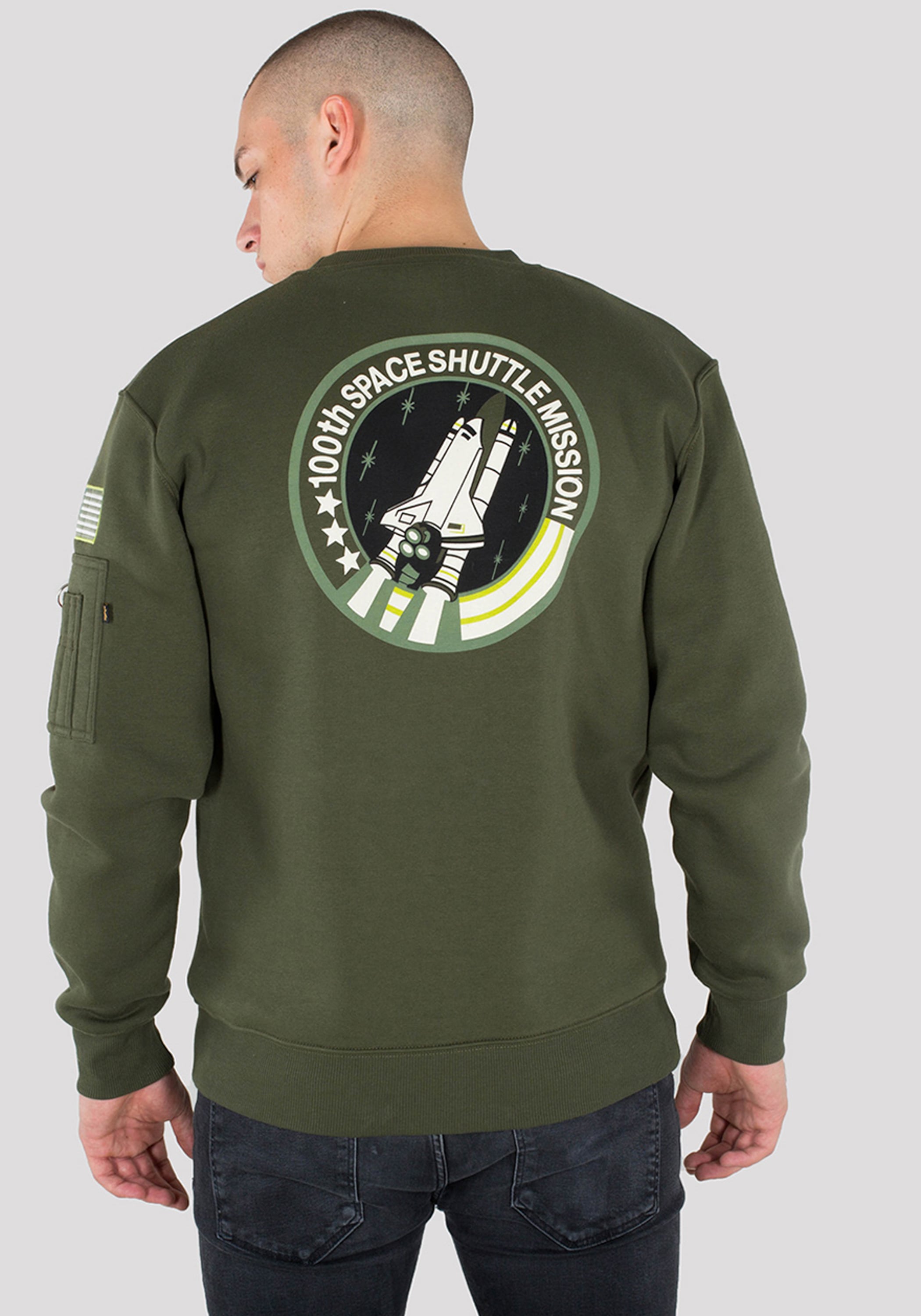 Alpha Industries Sweater »Alpha Industries Men - Sweatshirts Space Shuttle Sweater«