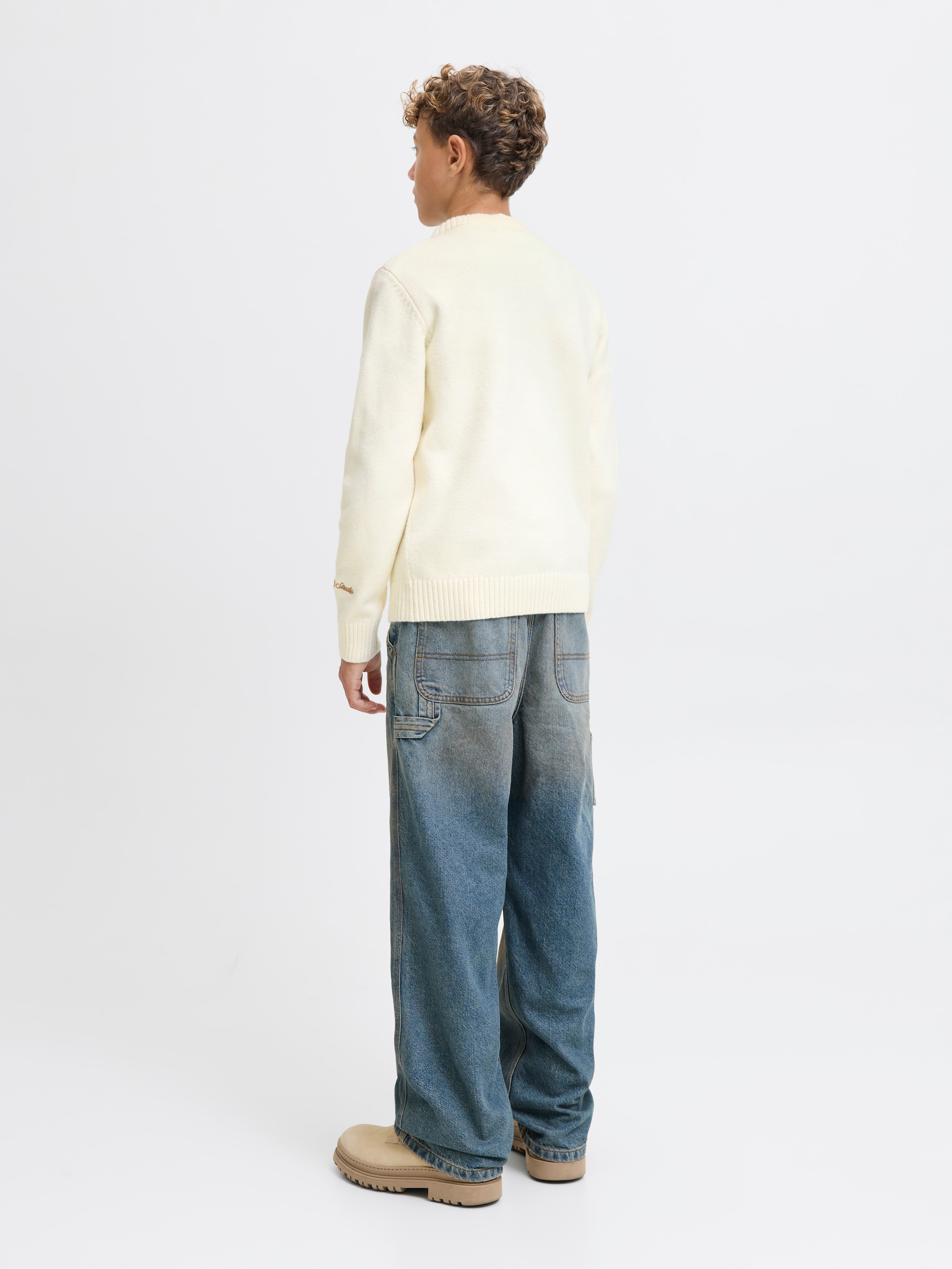 Jack & Jones Junior Rundhalspullover »JORNORREBRO KNIT CREW NECK JNR«