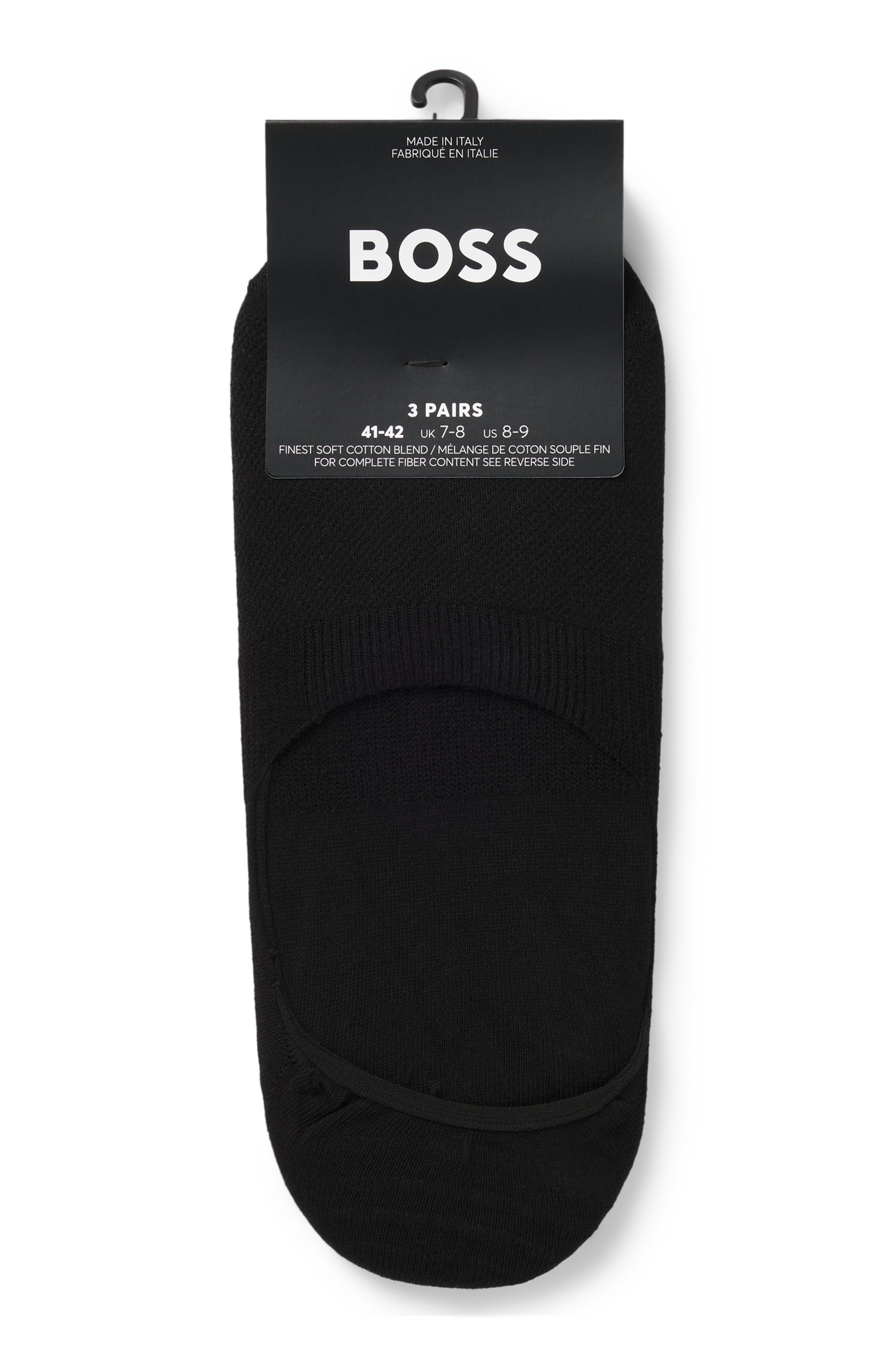 BOSS Füsslinge »3P SL Uni CC«, (3 Paar), unsichtbar im Schuh