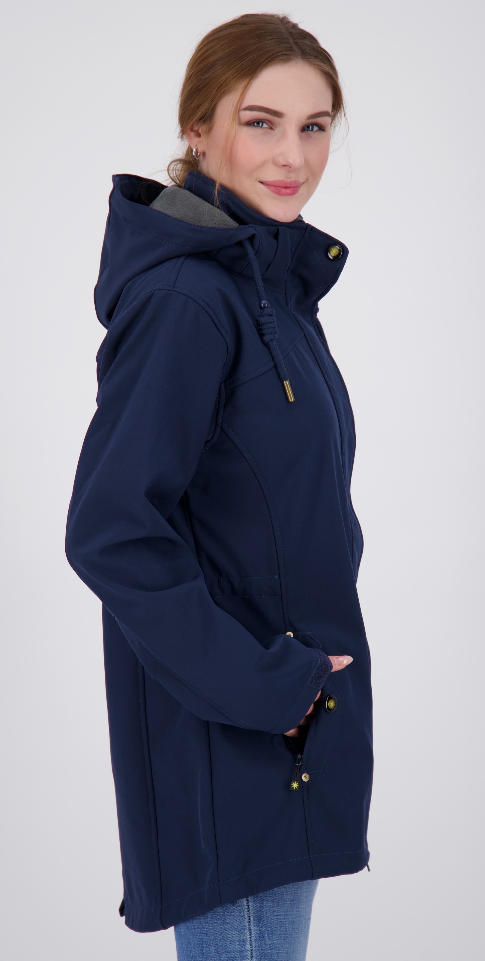 DEPROC Active Softshellmantel »PEAK ROBSON WOMEN«, auch in Grossen Grössen erhältlich