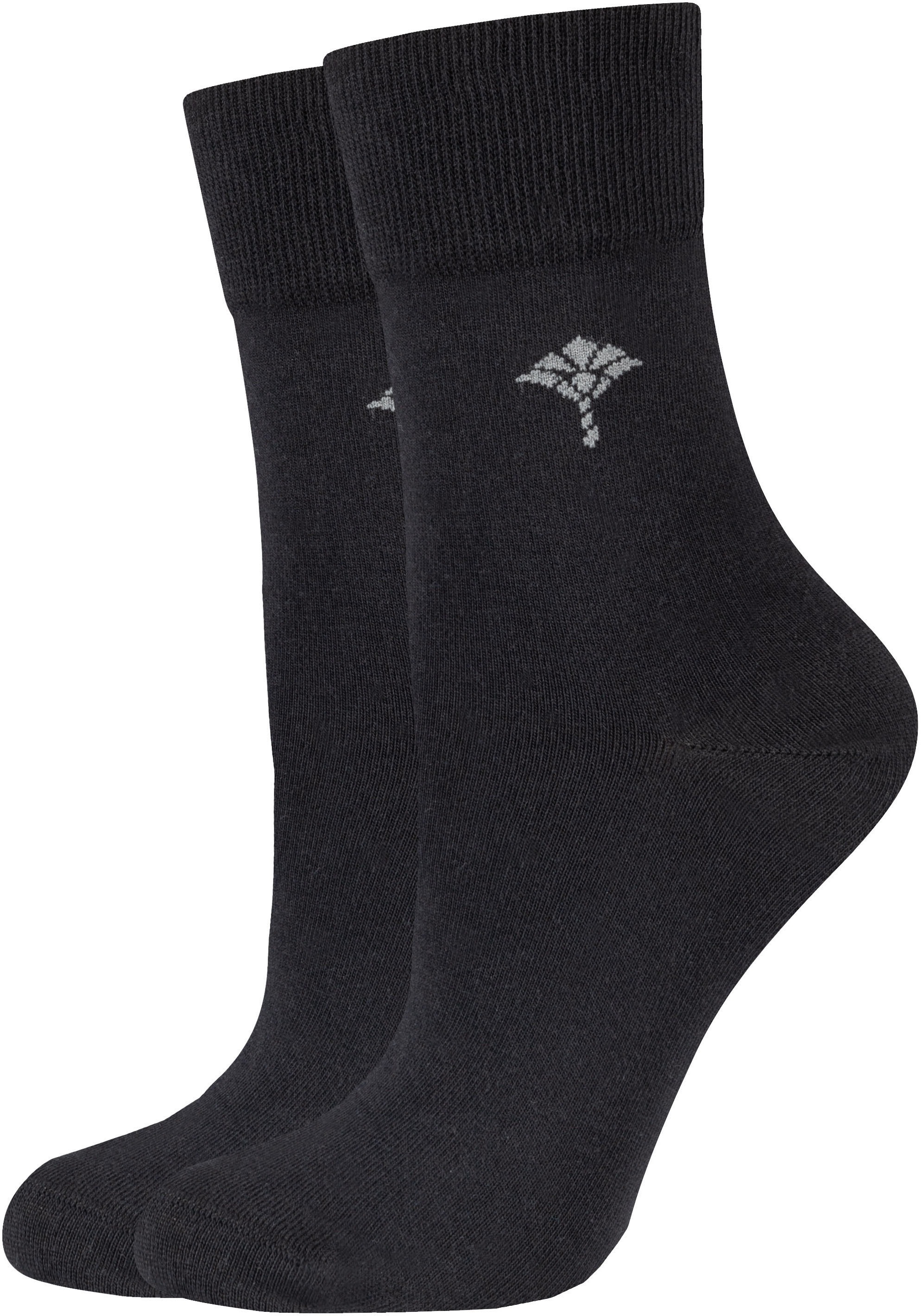 JOOP! Socken »For your daily«, (4 Paar), mit Cornflower-Logo, Rippenbündchen