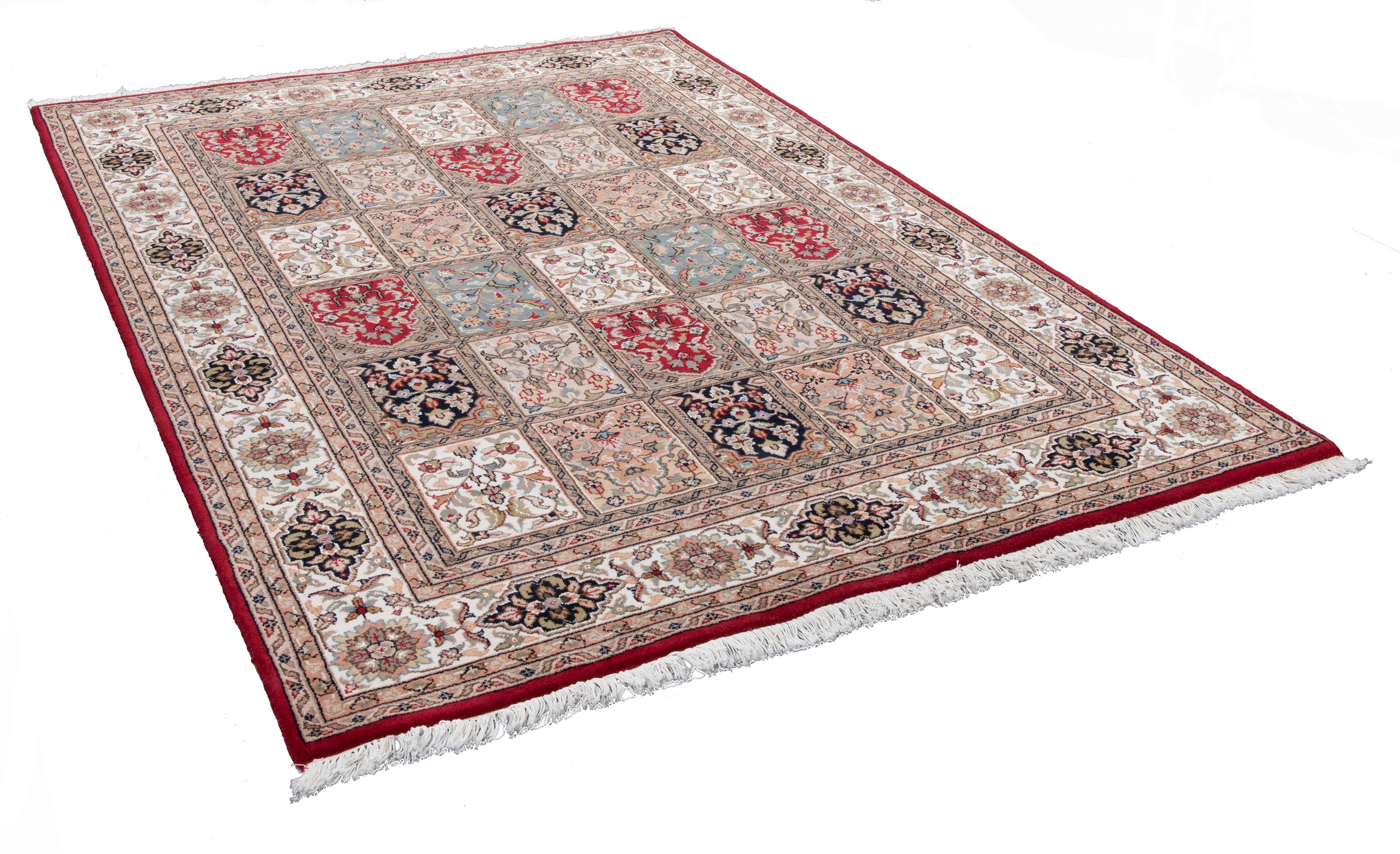 Image of THEKO Orientteppich »Benares Bachtiari«, rechteckig, 12 mm Höhe, reine Wolle, handgeknüpft, mit Fransen, ideal im Wohnzimmer & Schlafzimmer bei Ackermann Versand Schweiz