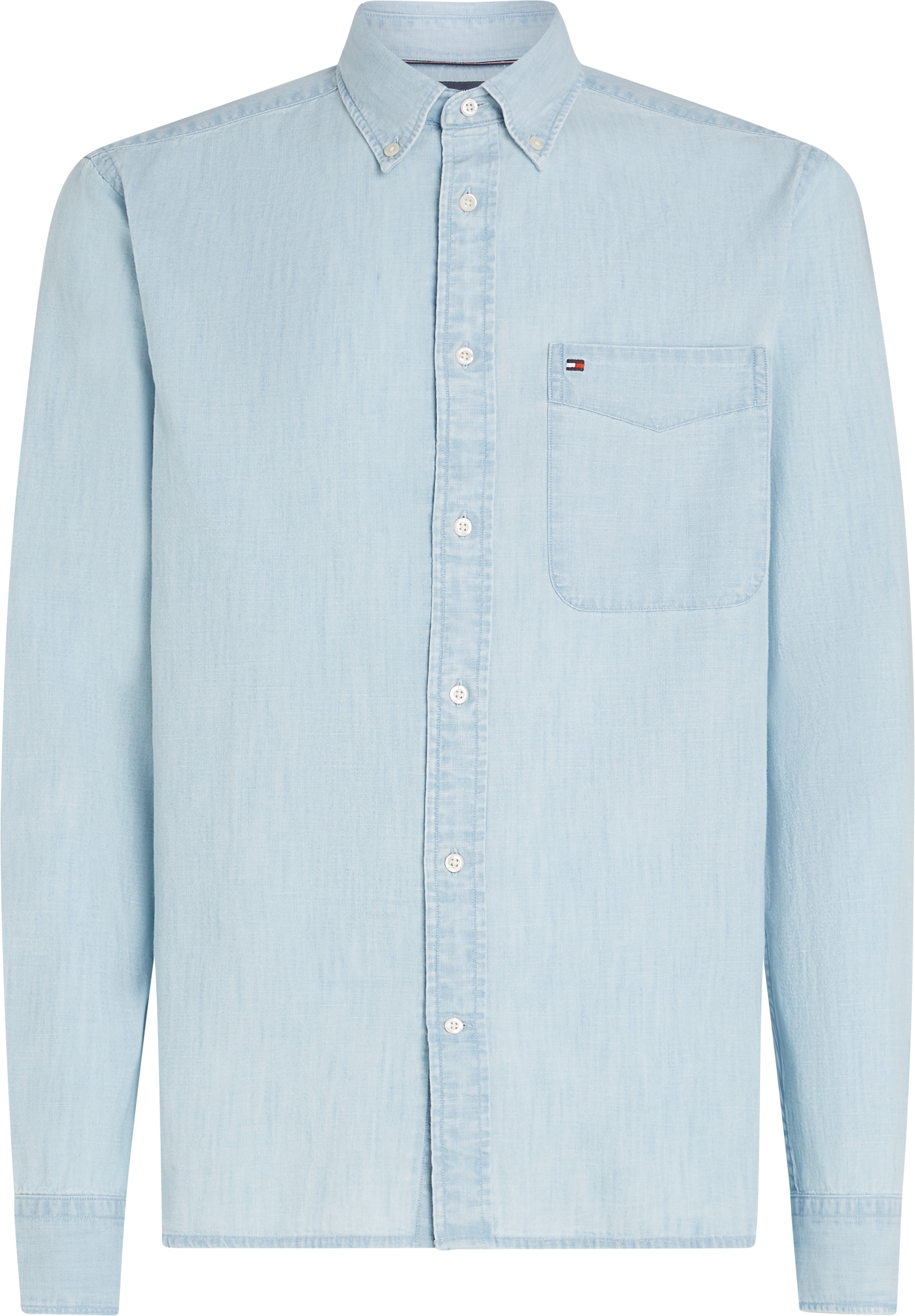 Tommy Hilfiger Langarmhemd »CHAMBRAY POCKET RF SHIRT«