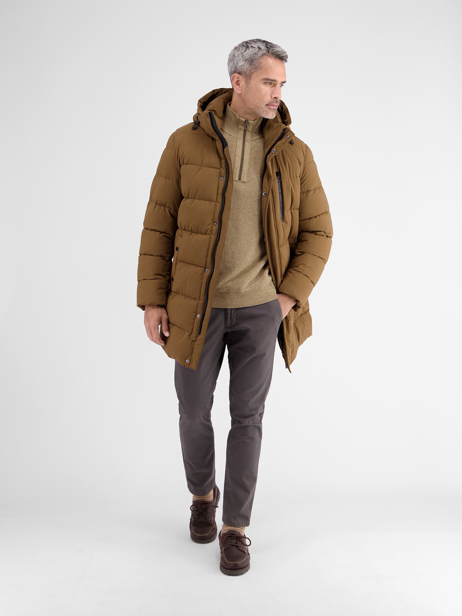 LERROS Troyer »LERROS Herren Stricktroyer in Melange-Optik«